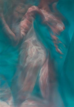 Selves 5. Realistic acrylic painting, Figurative, Underwater, Young artist