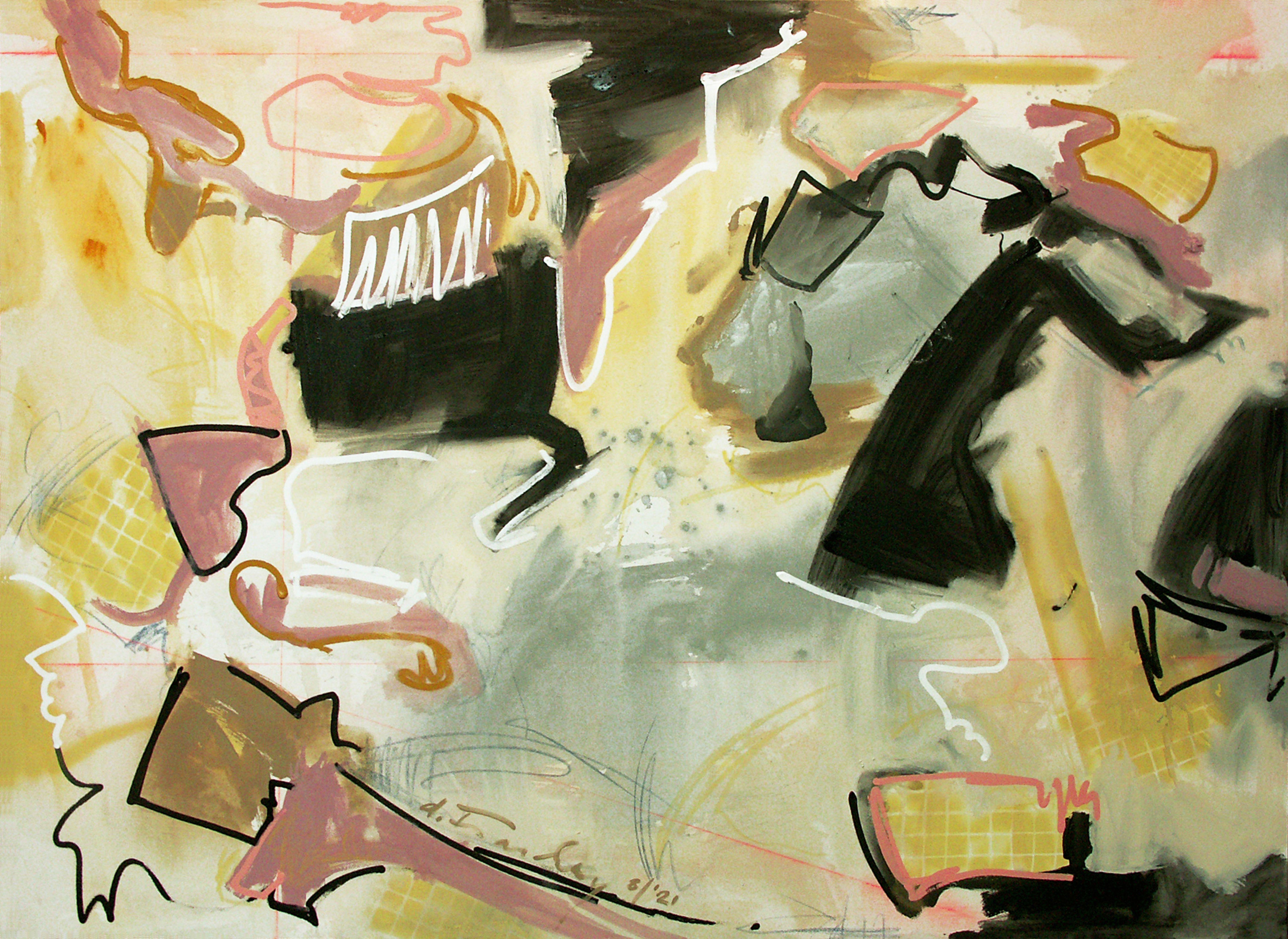 catalog#: 454GSA7, Pintura, Acrílico sobre lienzo - Painting de Daryl Farley