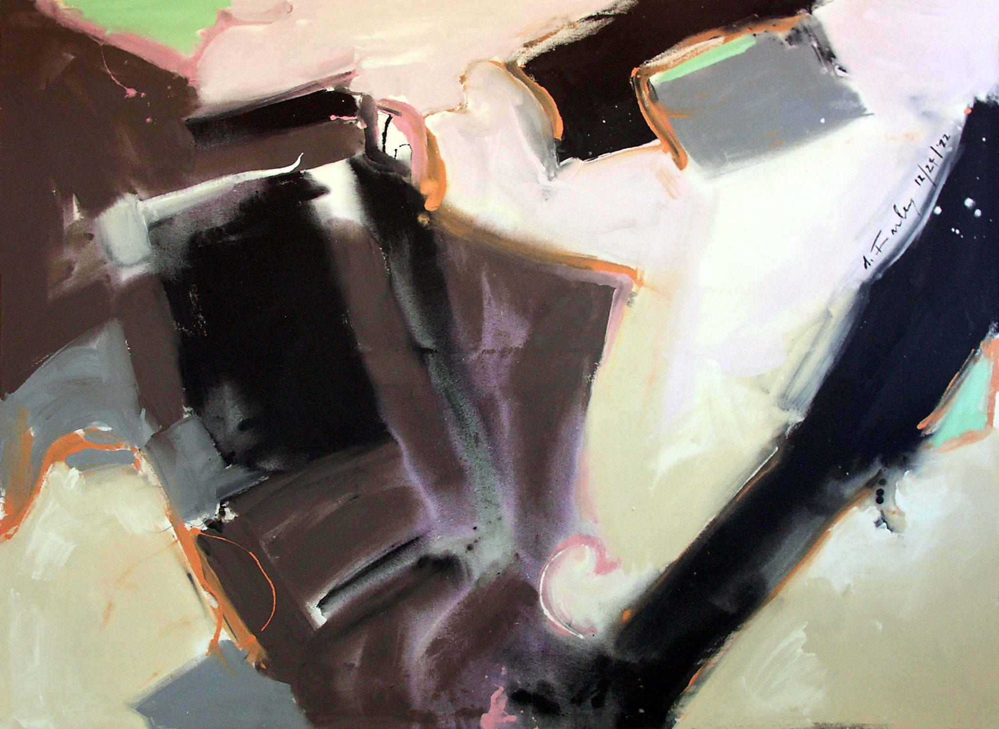 Catalog#: 678GXR2, Gemälde, Acryl auf Leinwand – Painting von Daryl Farley