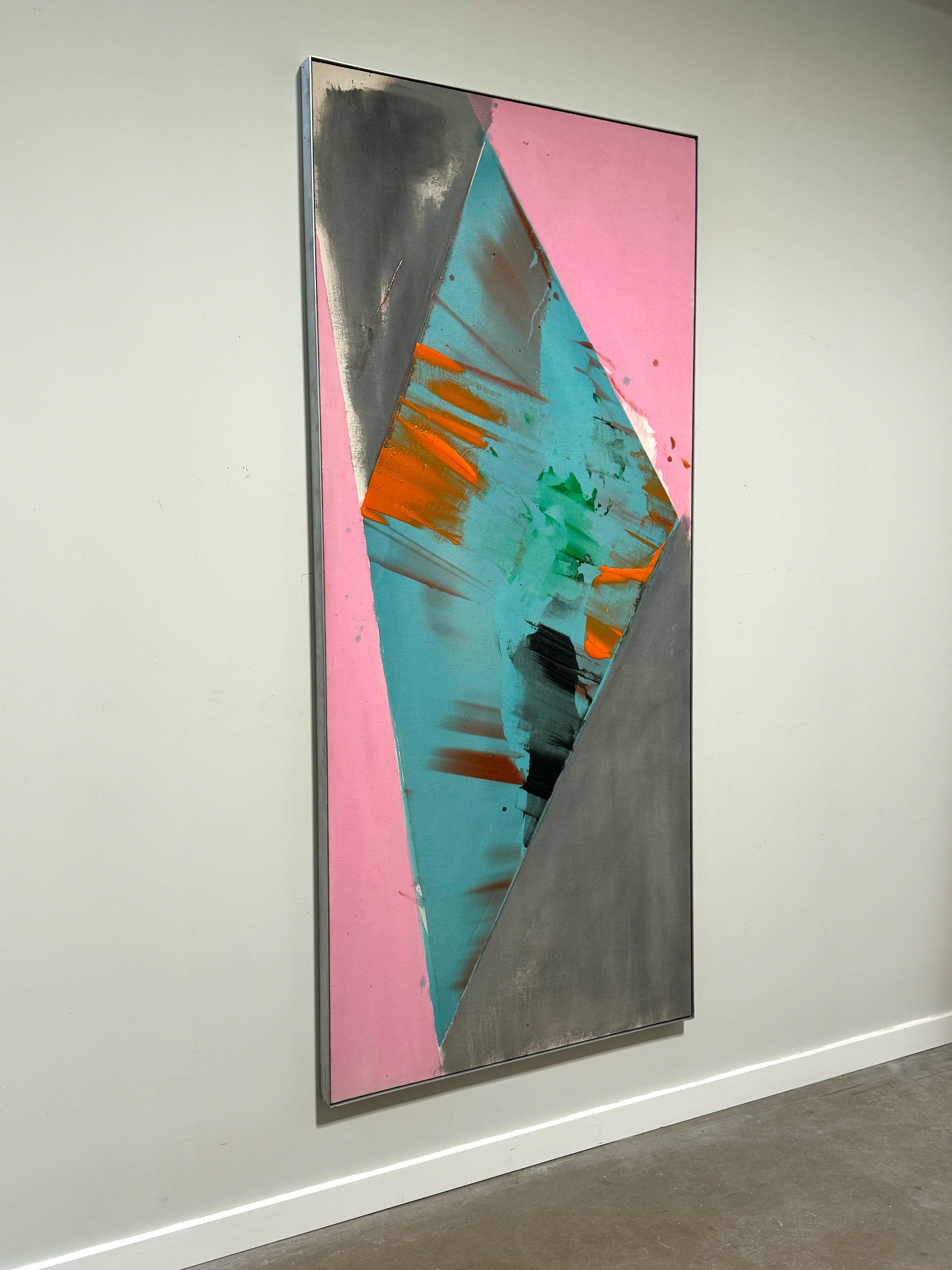 With the invention of quick-drying and water-soluble acrylic paint in the 20th century artists were able to manipulate color in ways never before possible. In his 1978 painting 'Punk Rocker' Daryl Hughto (b. 1943) uses translucent acrylic washes and