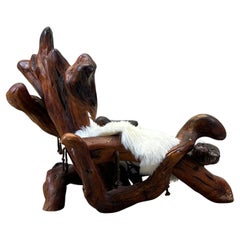 Daryl Stokes Redwood Burl Lounge Chair