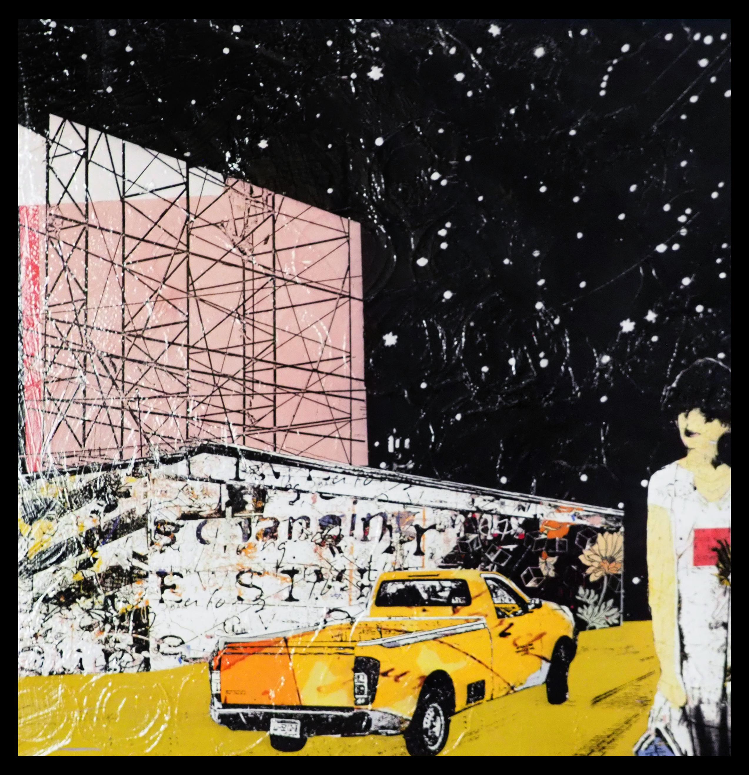 Drive-In - Mixed Media Art by Daryl Thetford 