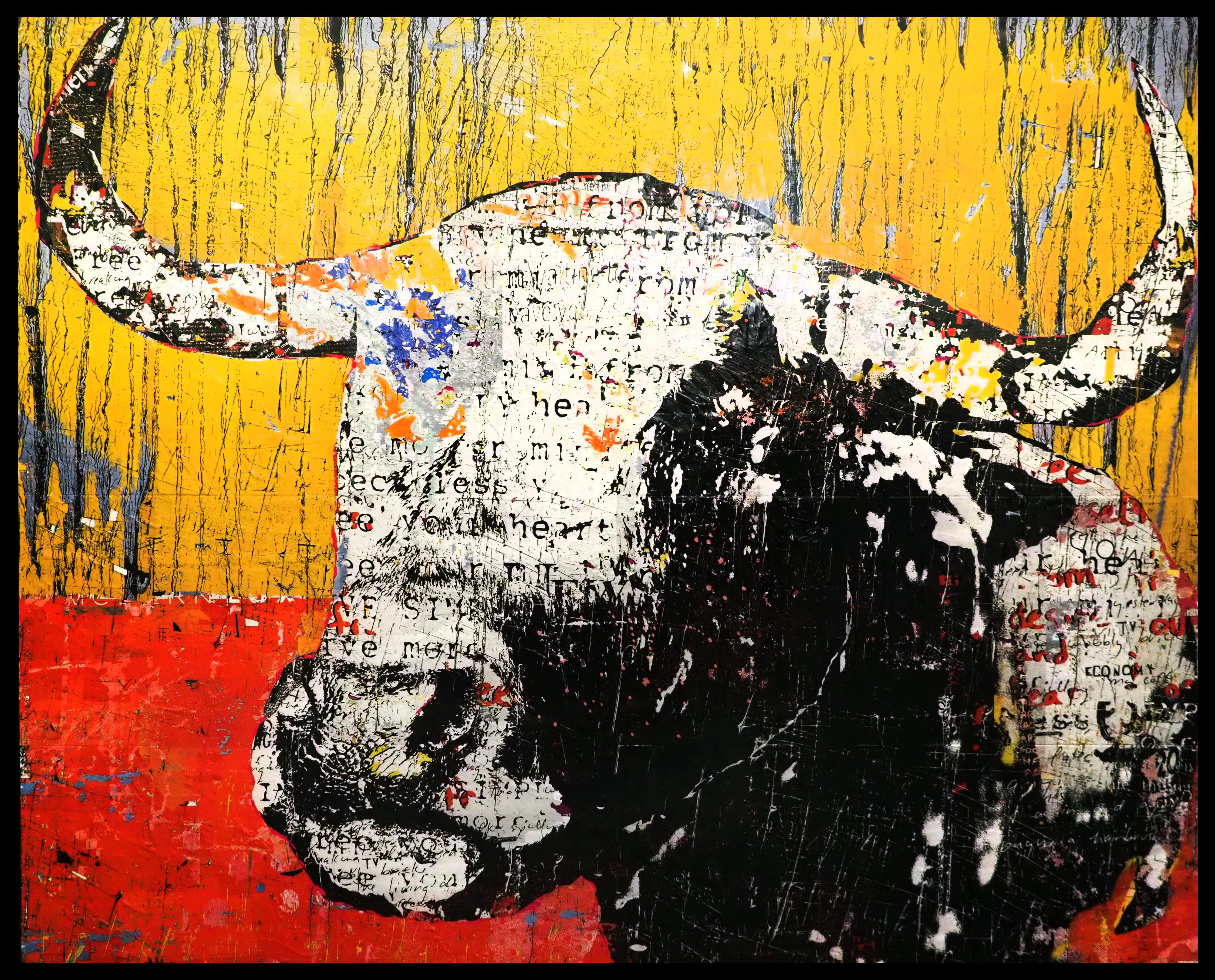 Animal Painting di Daryl Thetford  - Toro
