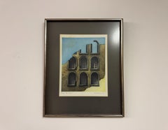 Lámina «Das Fenster» (La ventana), de Peter Umlauf (checo, nacido en 1940), 1978
