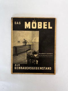 Das Möbel als Gebrauchsgegenstand by Adolf G. Schneck - 1930s