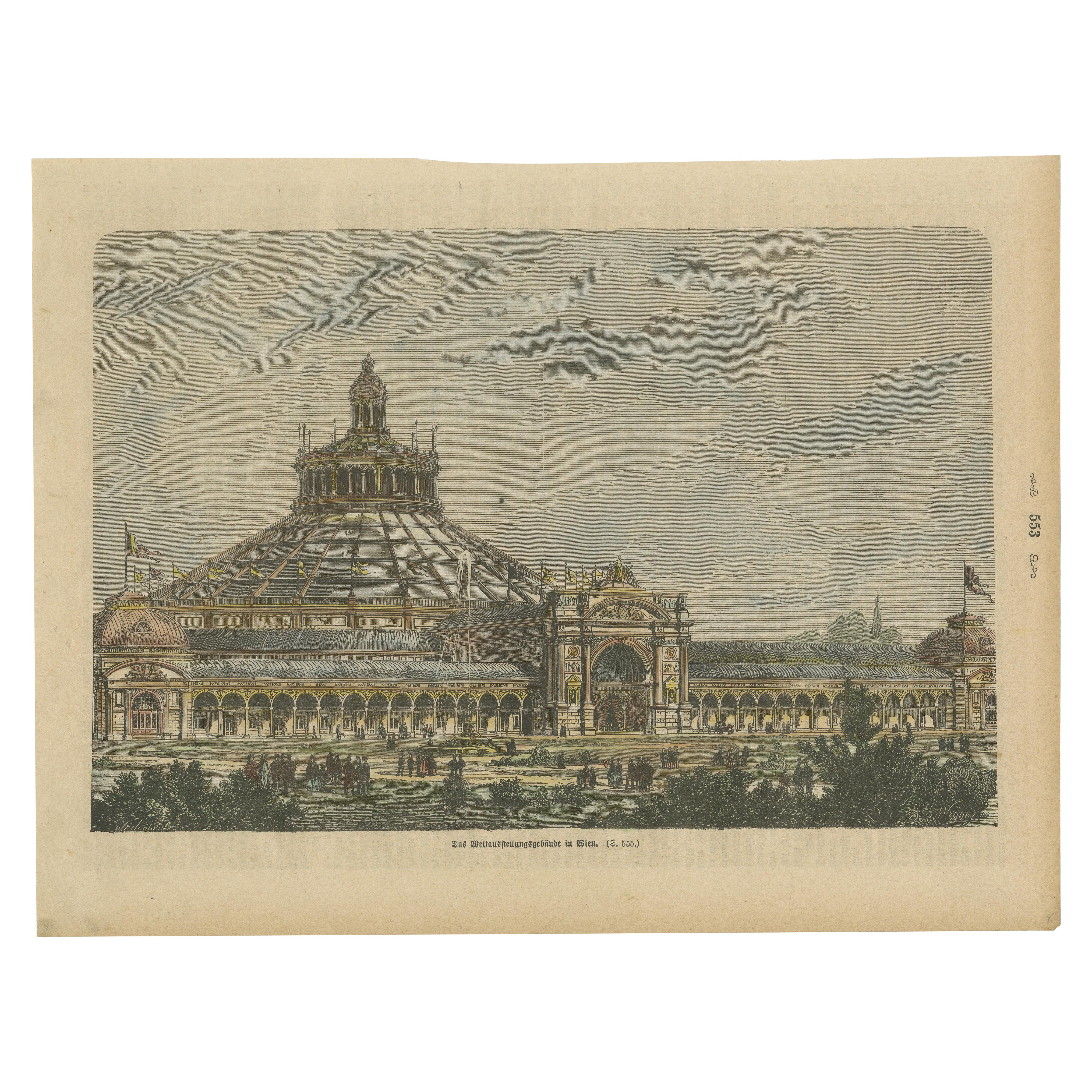 Das Weltausstellungsgebäude in Wien – The Vienna Exhibition Hall, 1873