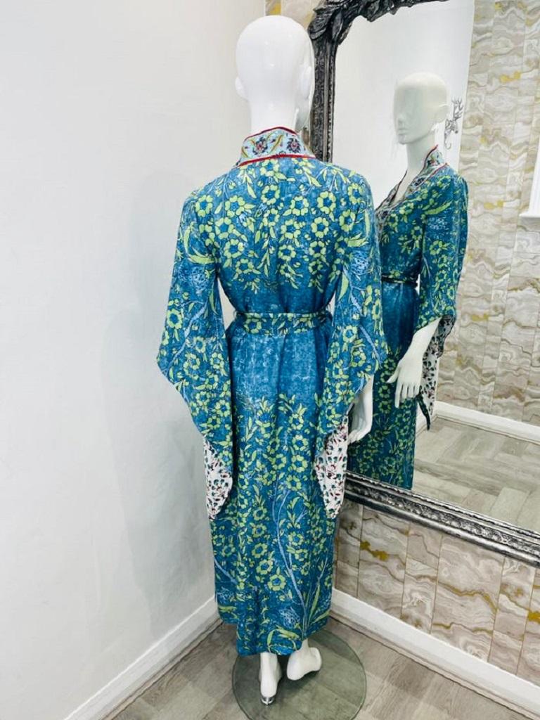 D'Ascoli Silk Kimino Dress In Excellent Condition For Sale In London, GB