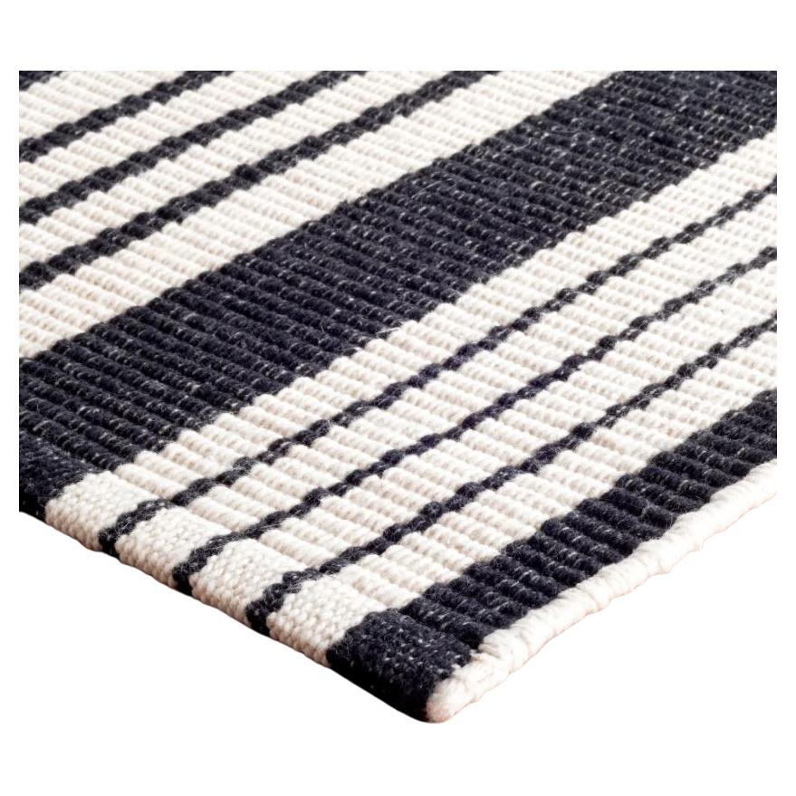 Dash & Albert "Birmingham" Black Woven Cotton Rug