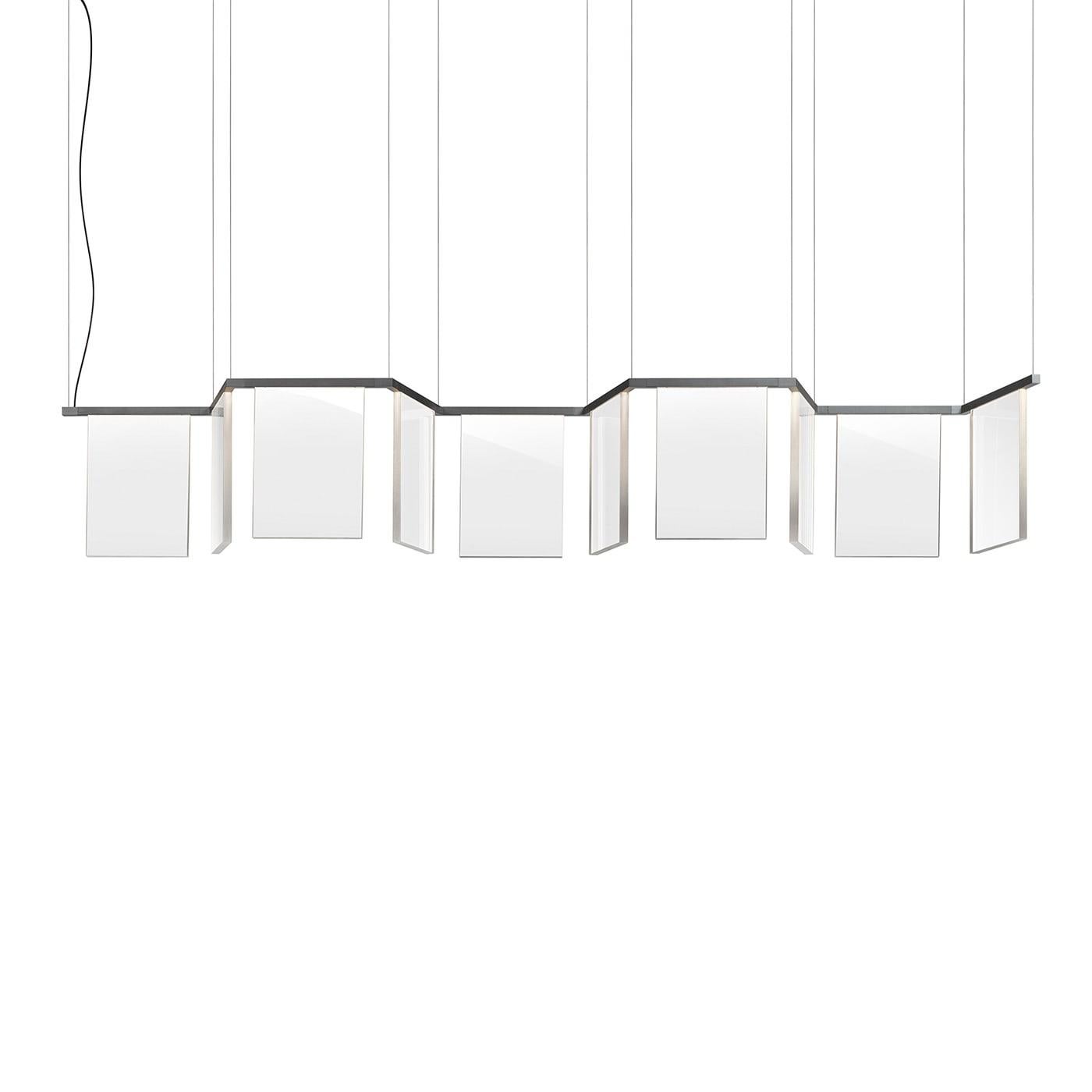 Dash Glass Suspension Lamp For Sale