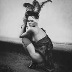 Dasha and Mari 'Black Opium' Unframed Limited Edition Print