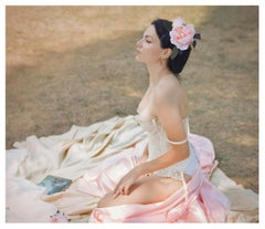 Dasha and Mari 'Rose Tea' Unframed Limited Edition Print