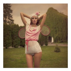 Dasha and Mari 'Tennis' Unframed Limited Edition Print