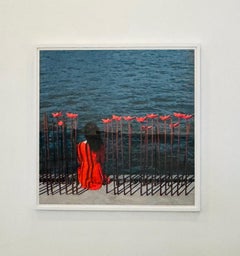 Limited Edition Photograph 1/5, Location-Inspired, Woman in Red Dress, Origami