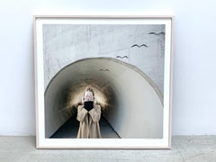 Color Photograph, Architecture Landscape, Figure, Surrealist, Earth Tones, Sun