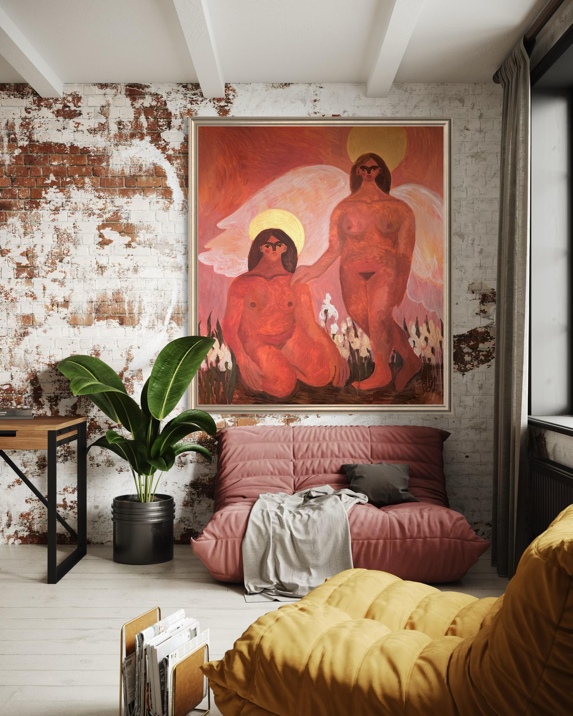 Verkündigung: Ich bin bei dir, mein Lieber (Impressionismus), Painting, von Dasha Pogodina