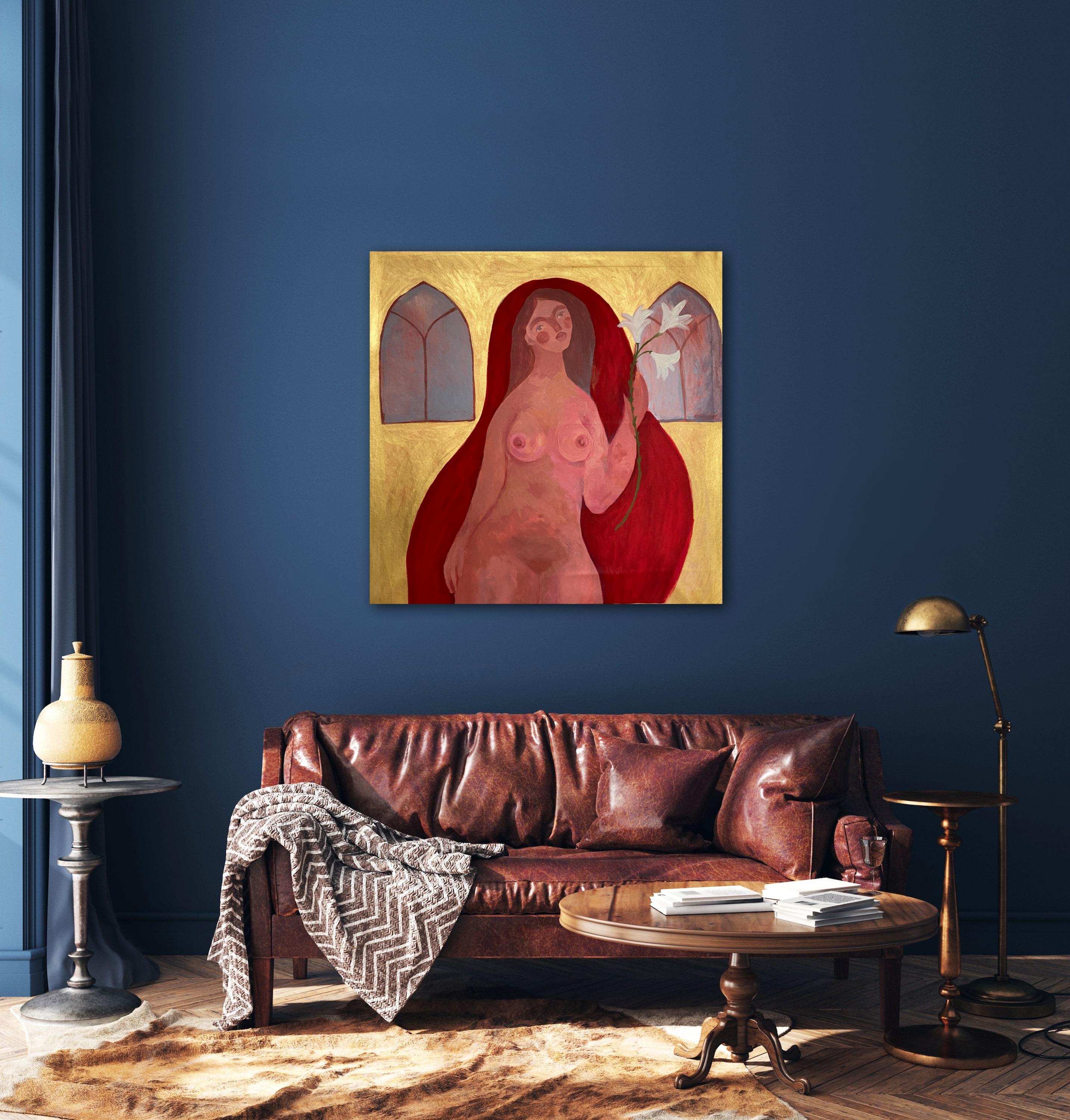 Ave Maria (Impressionismus), Painting, von Dasha Pogodina