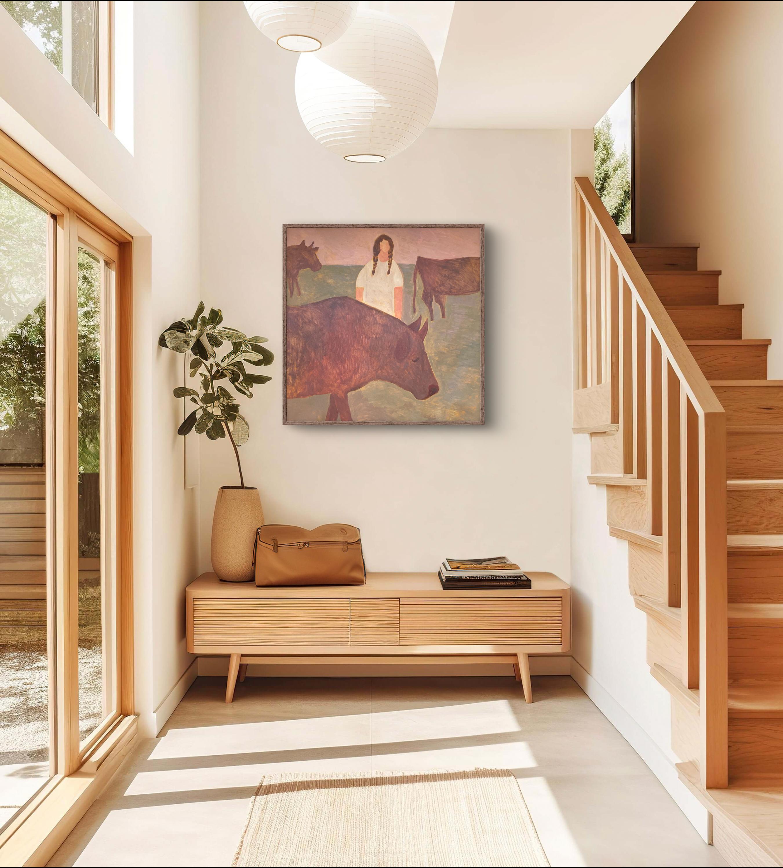 Questo quadro ti arriverà teso su una barella di legno e completamente pronto per essere collocato all'interno.

SULLE OPERE D'ARTE
