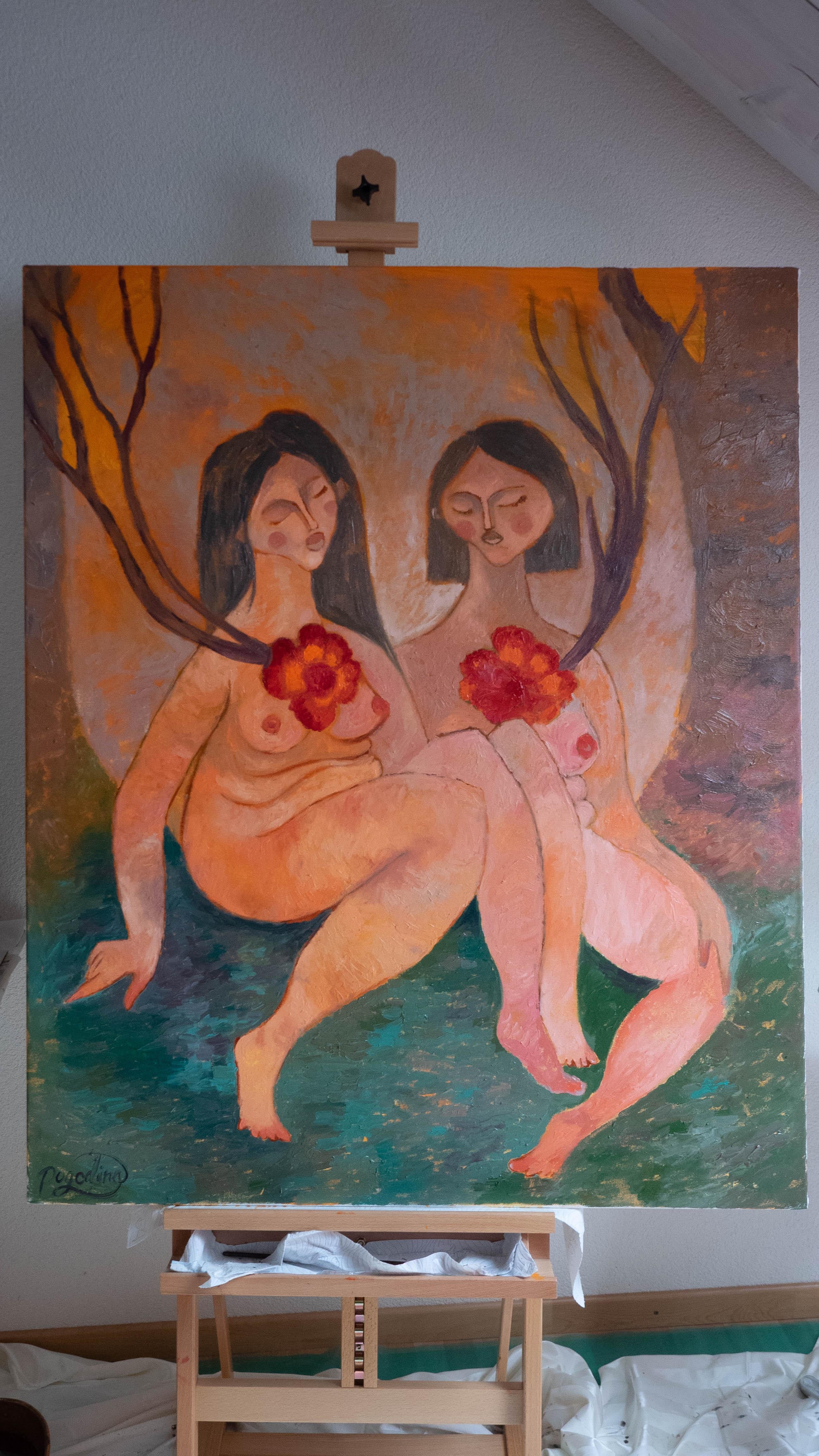 Pintura Figurativa Contemporánea Original 
