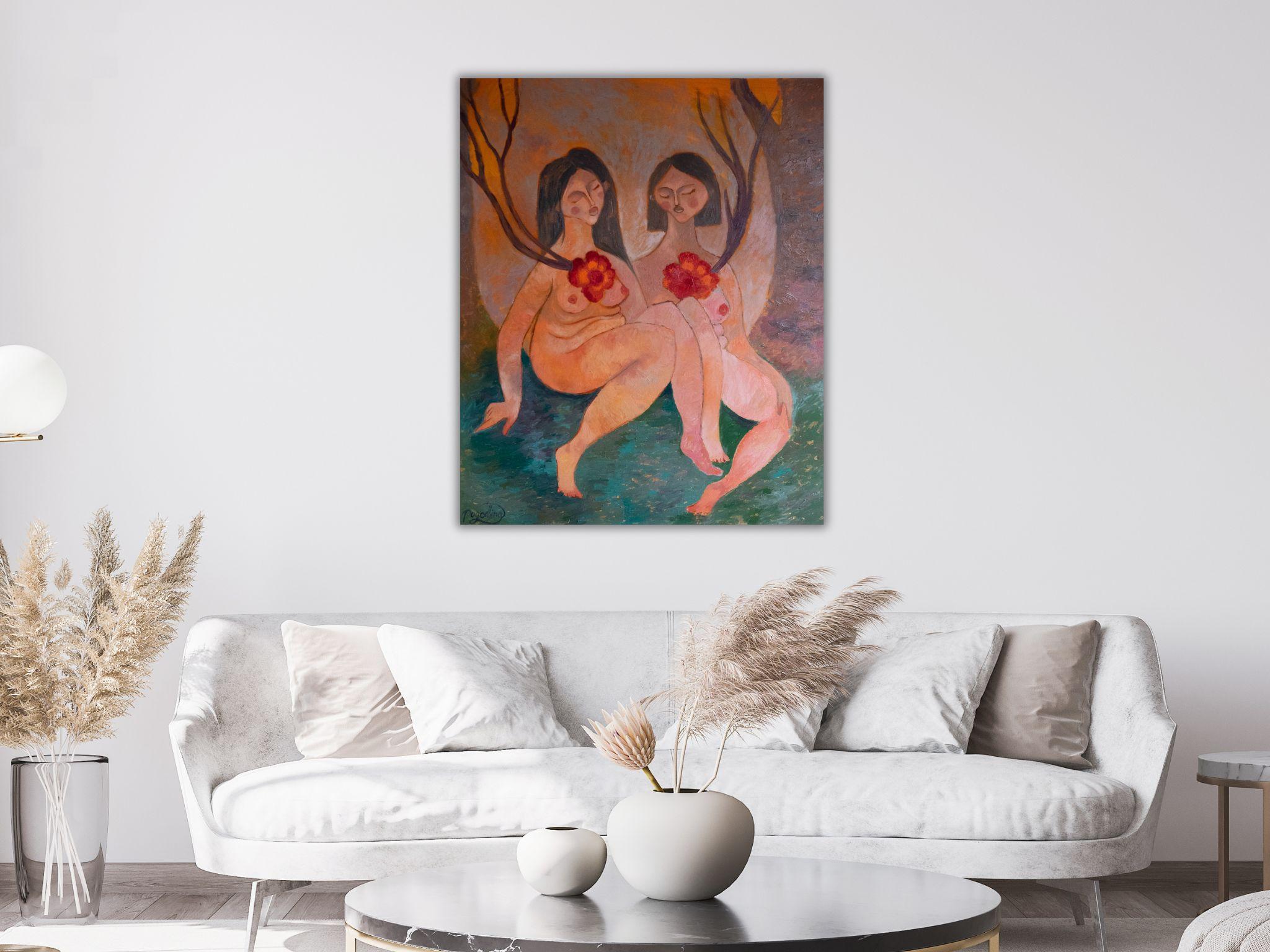 Contemporary Figurative Original Painting 