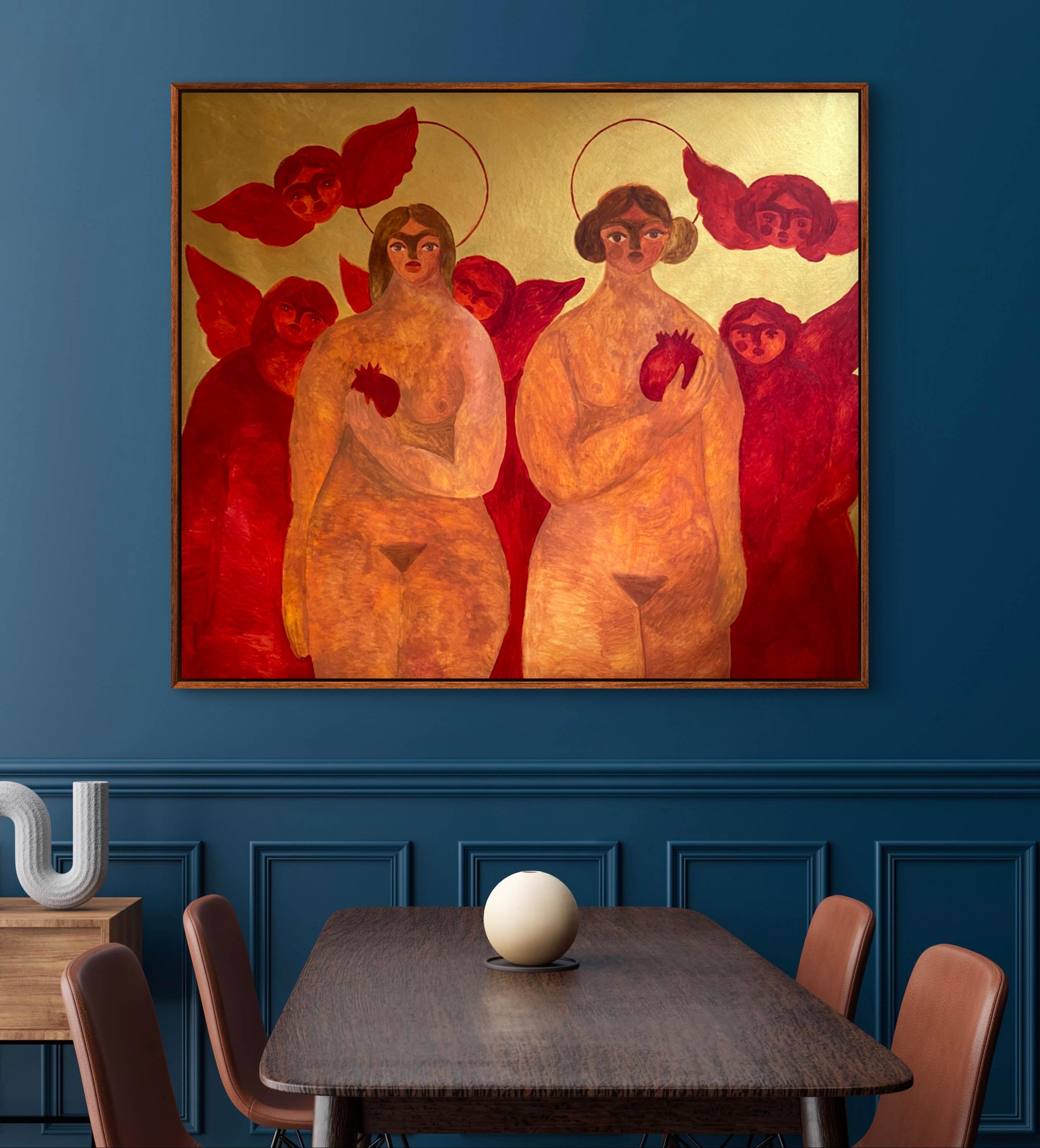 La foi est testée dans les moments difficiles - Impressionnisme Painting par Dasha Pogodina