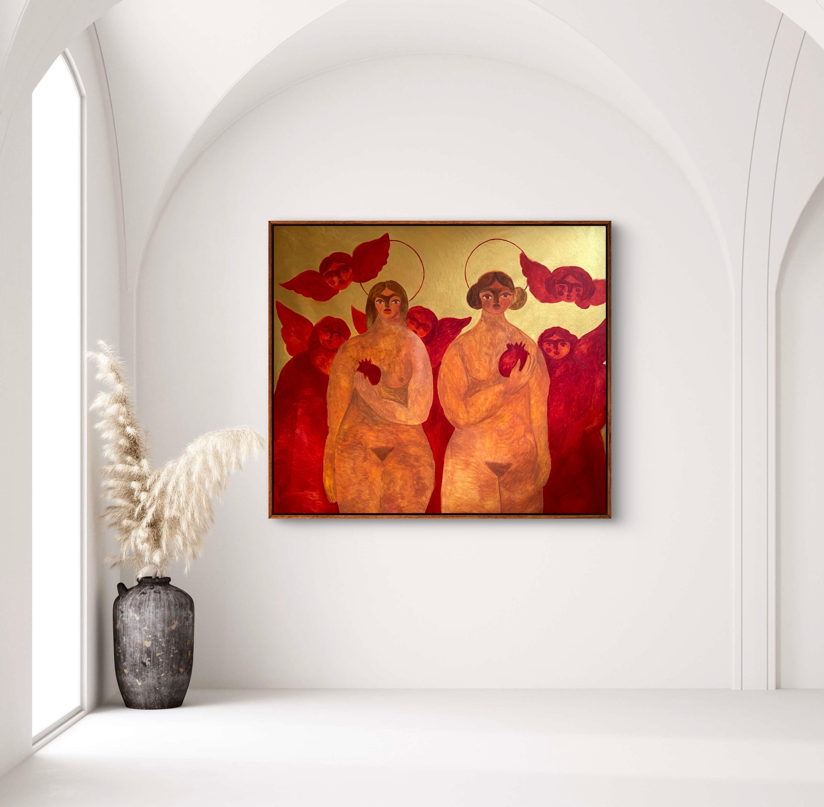 La foi est testée dans les moments difficiles - Rouge Interior Painting par Dasha Pogodina