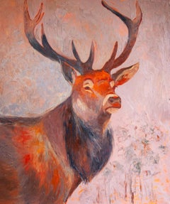 Forest King - Stag Painting