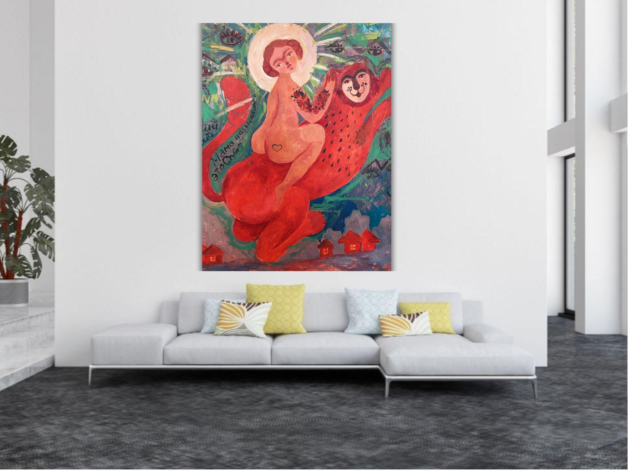 Good Girl - Painting by Dasha Pogodina