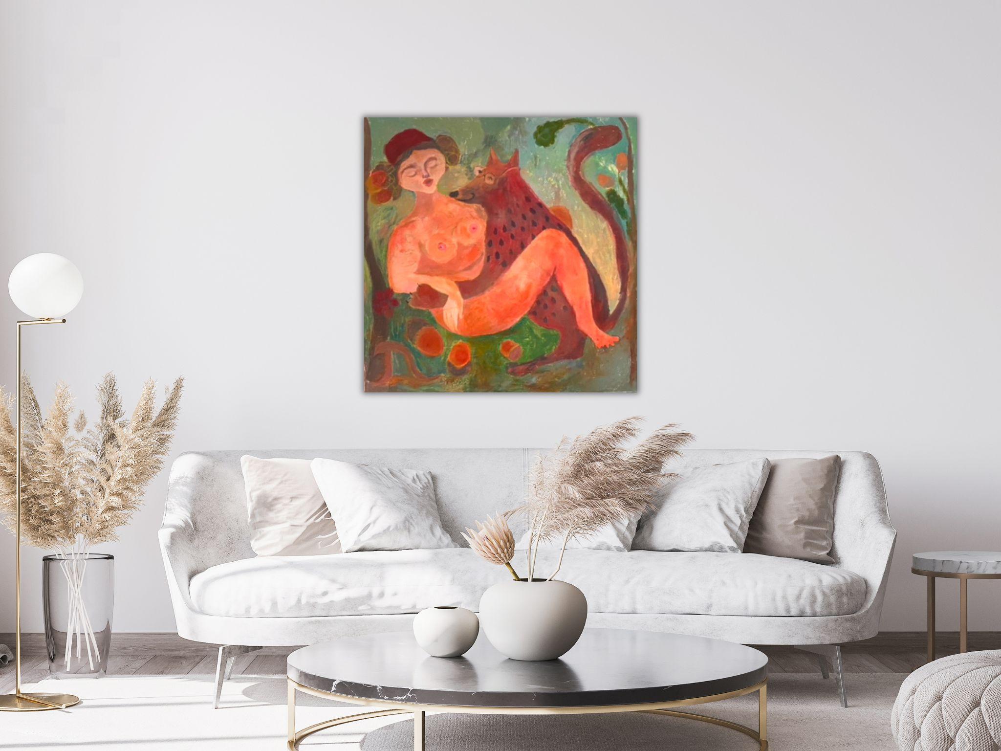 L'harmonie dans le mythe - Impressionnisme Painting par Dasha Pogodina