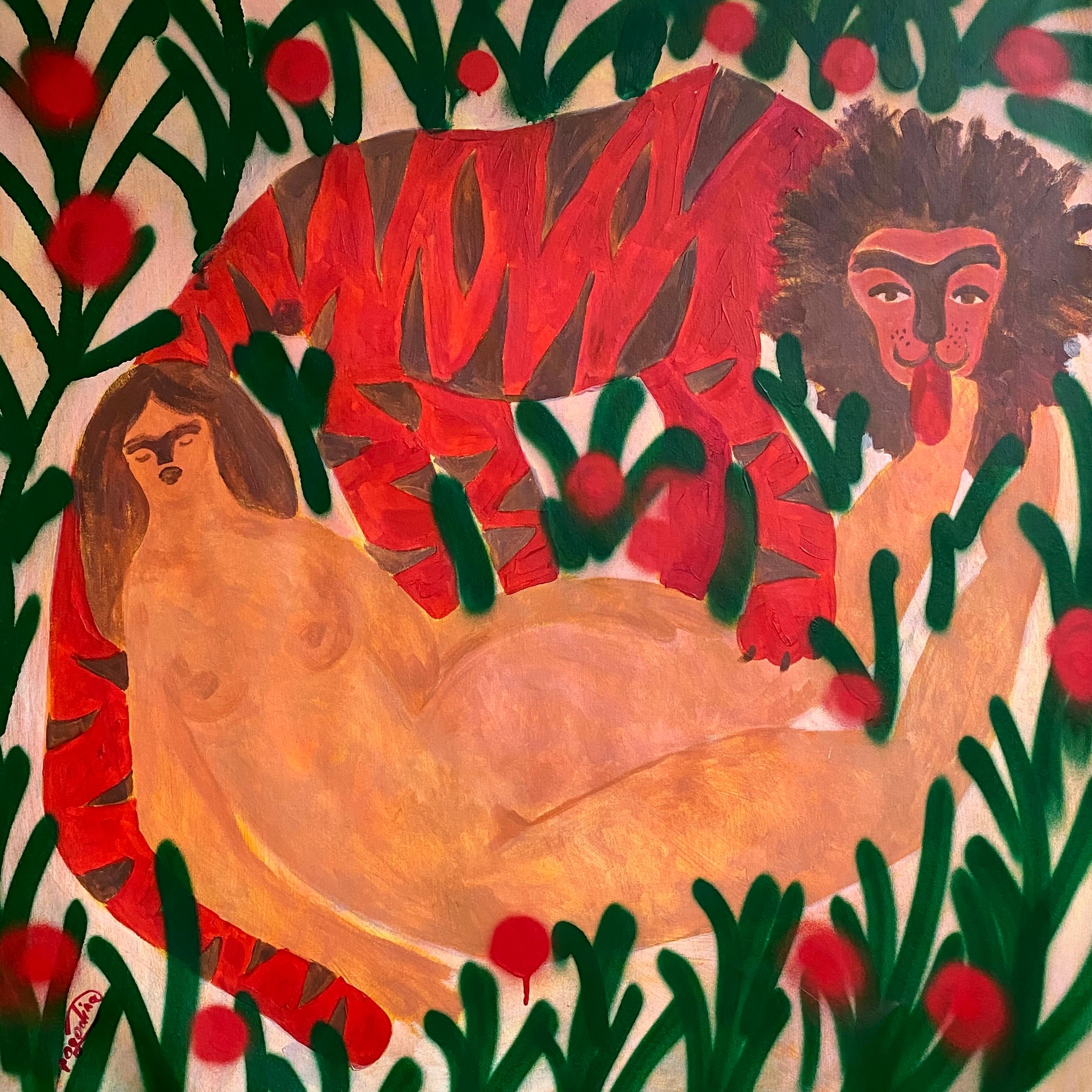 Dasha Pogodina Interior Painting – Ich habe dich erwischt, mein Schatz!