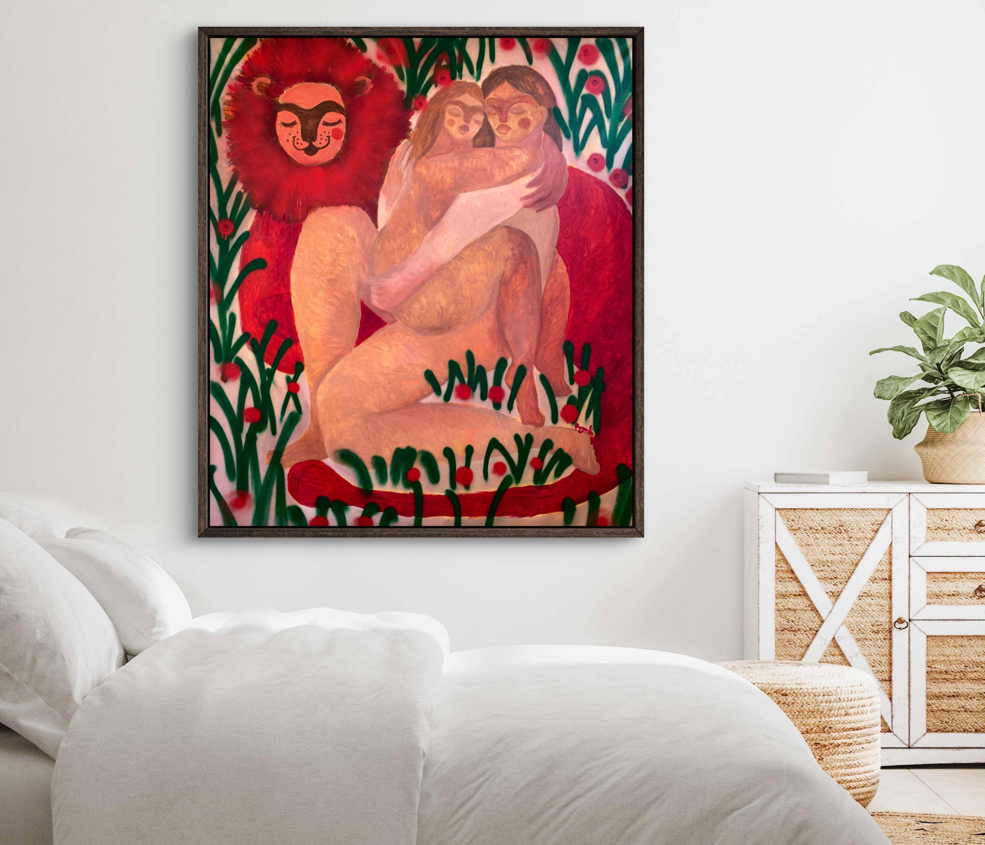 I gave you eternal life - Painting by Dasha Pogodina