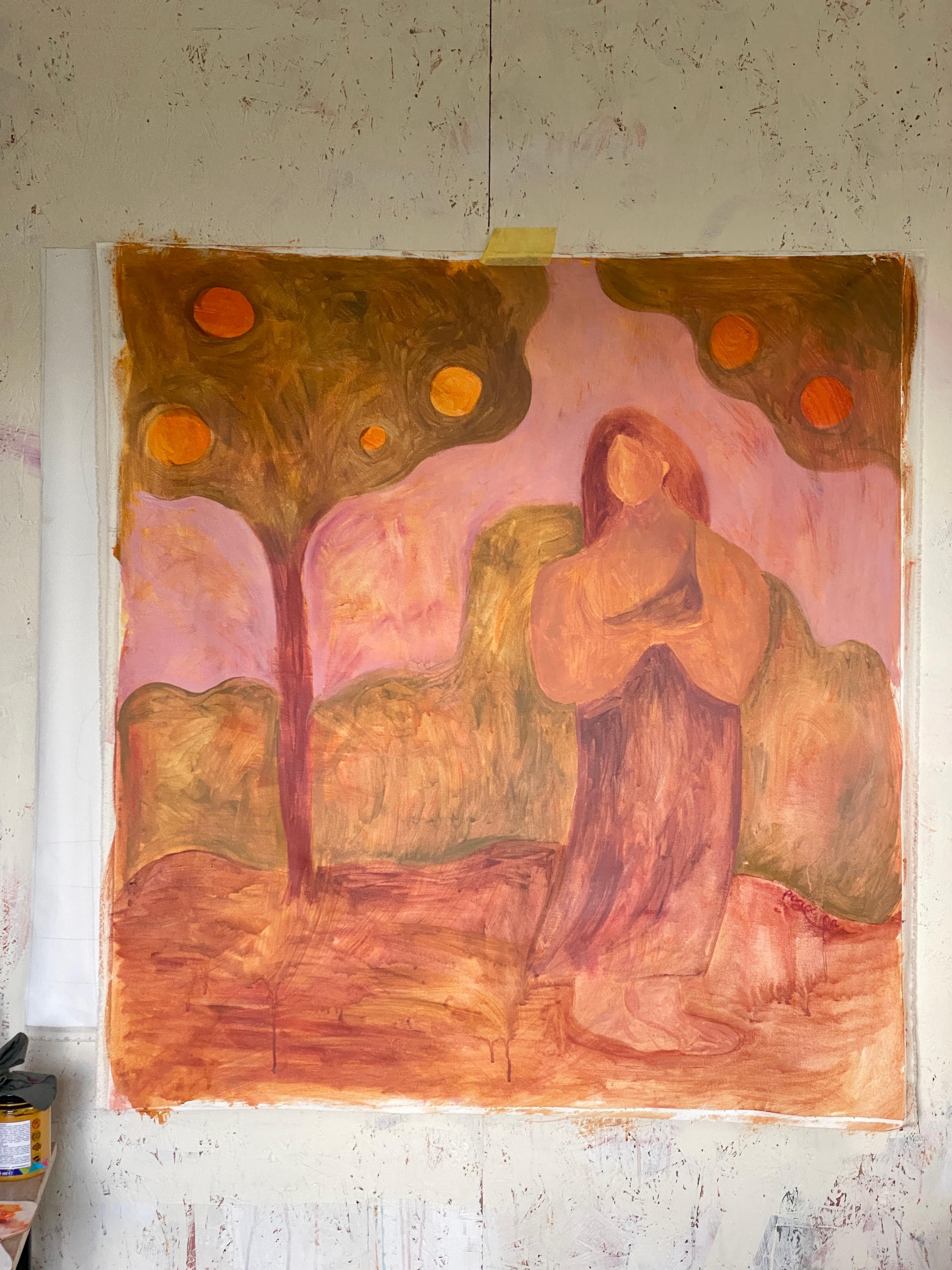 Ich war verloren, aber ich bin gefunden – Painting von Dasha Pogodina