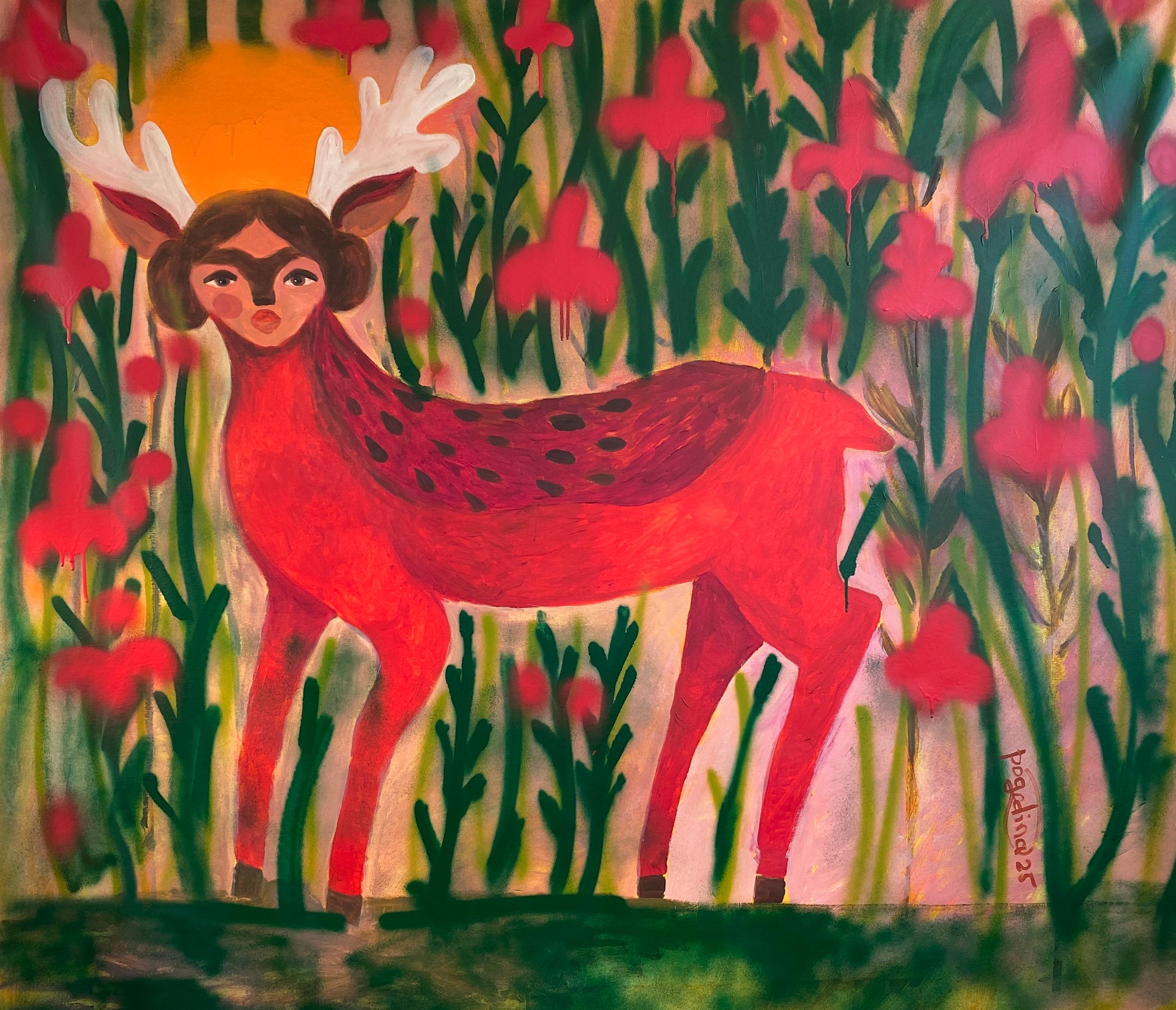 Figurative Painting di Dasha Pogodina - Ti condurrò alla luce