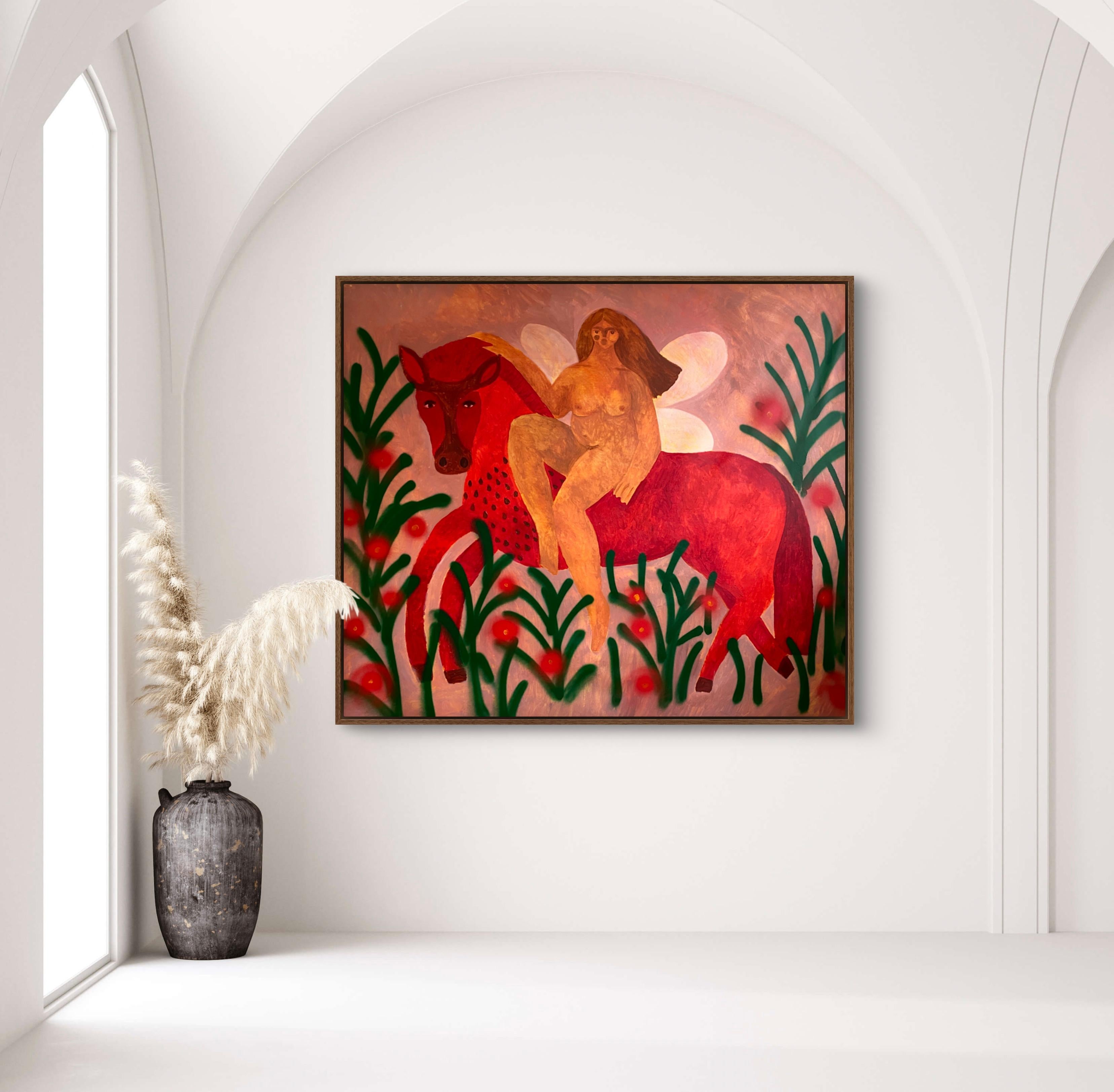 Vado sempre da qualche parte - Interior Painting Arancia di Dasha Pogodina