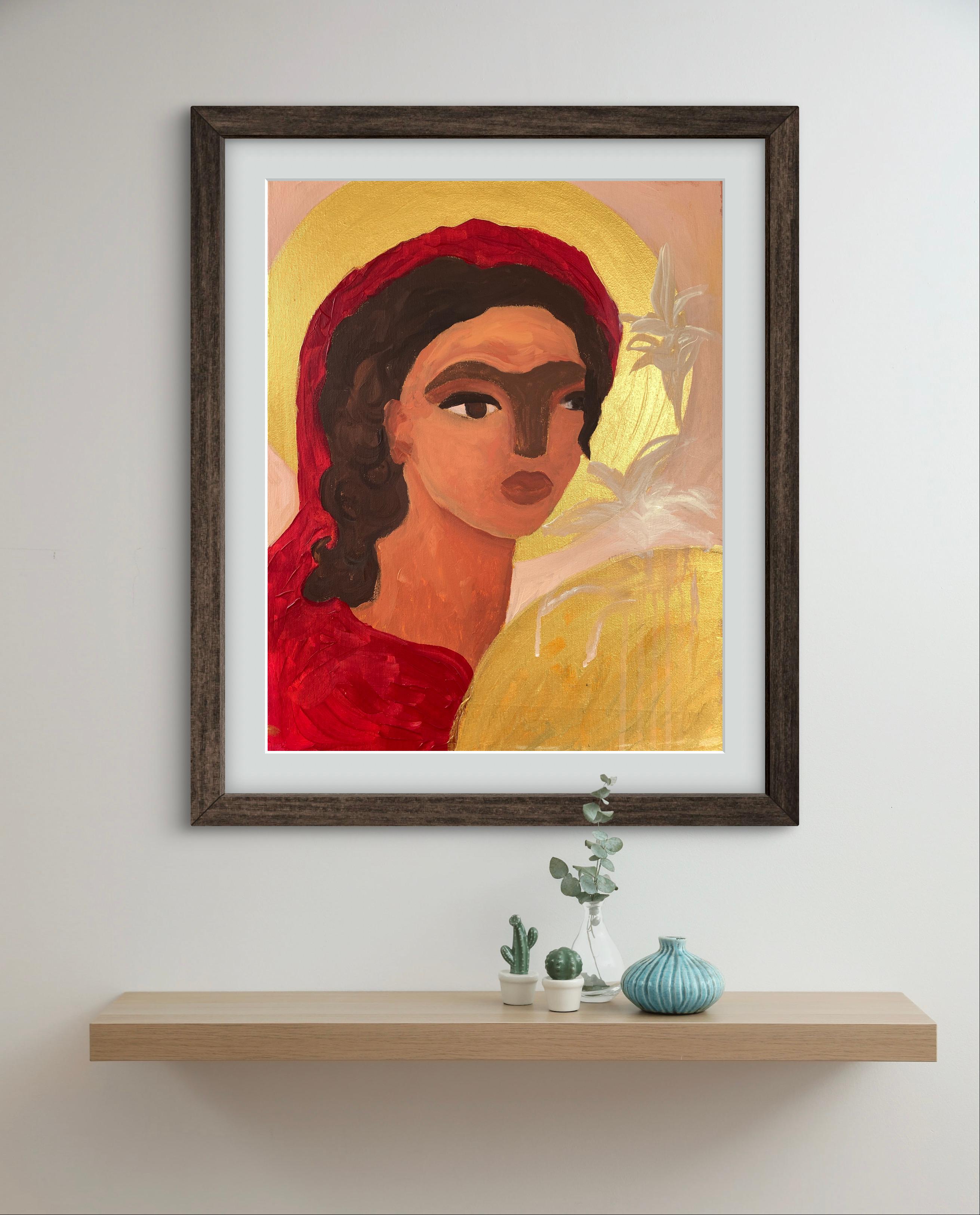 Unbefleckte Empfängnis#1 – Painting von Dasha Pogodina