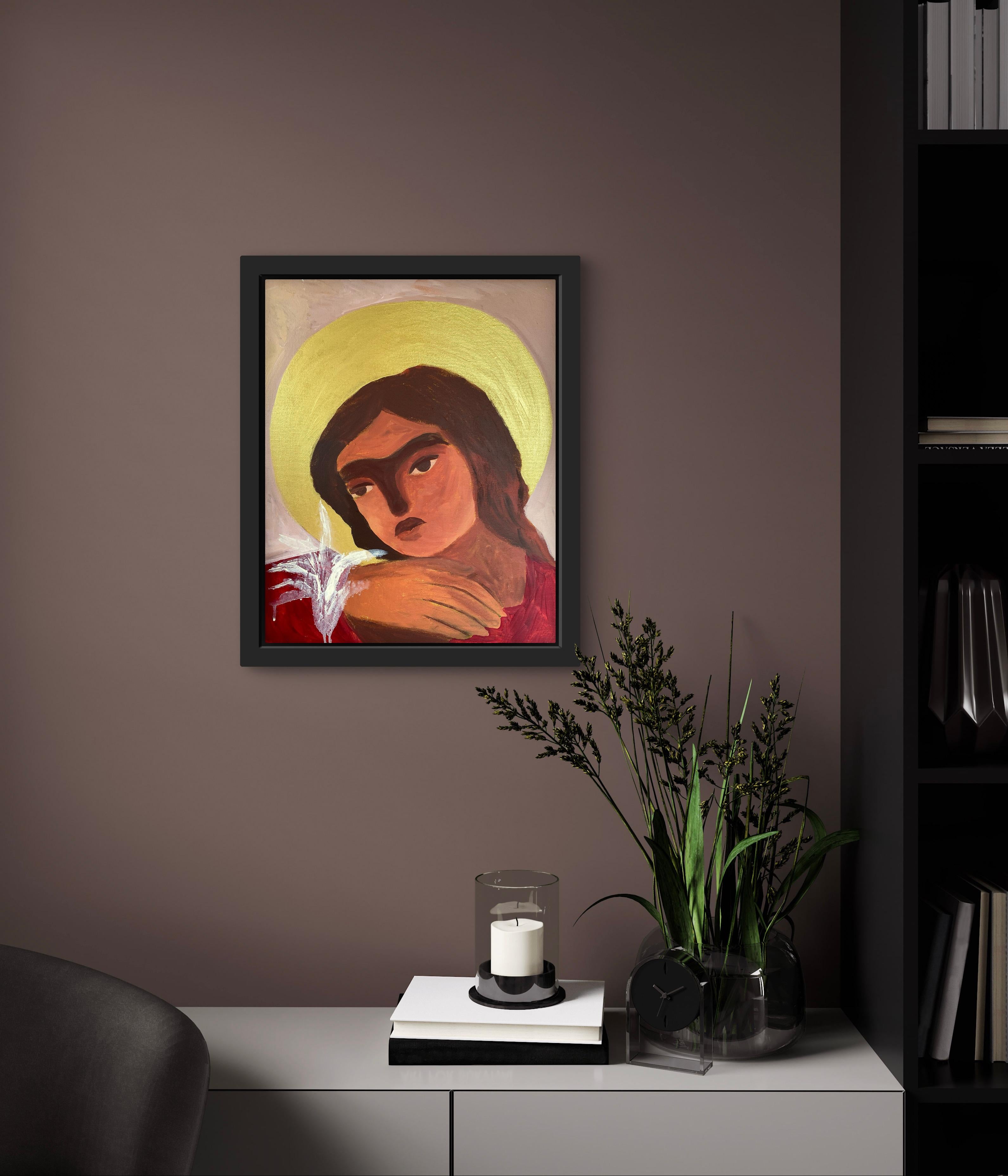 Unbefleckte Empfängnis#2 – Painting von Dasha Pogodina