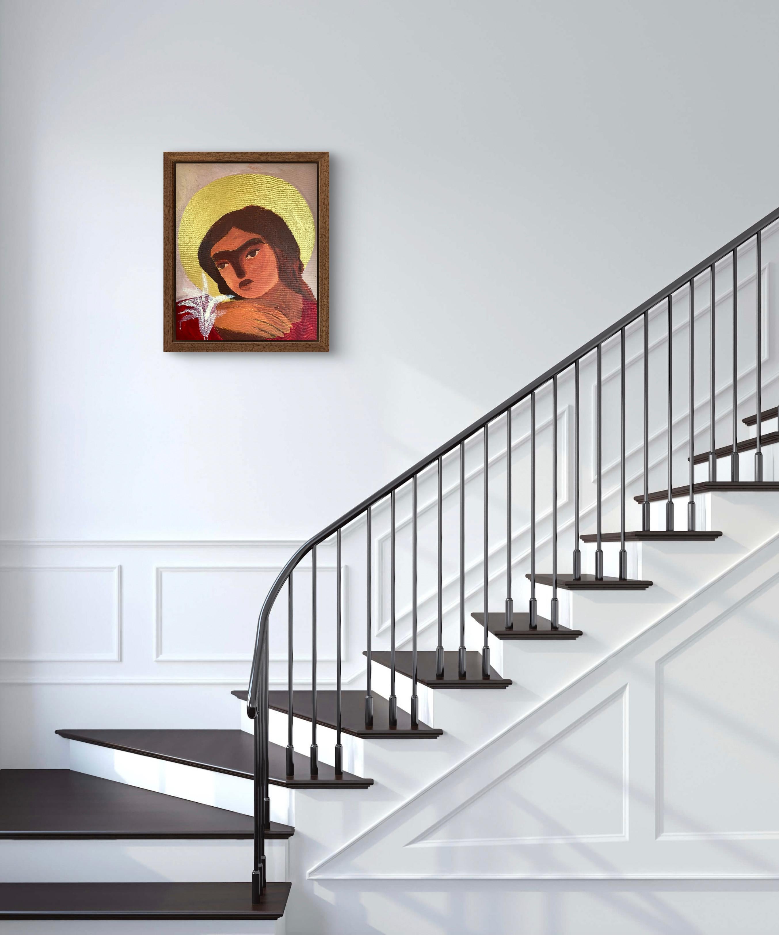 Dieses Gemälde wird Ihnen auf einem Holzrahmen gespannt geliefert und ist komplett fertig für die Aufstellung im Innenraum.

ÜBER DAS KUNSTWERK
