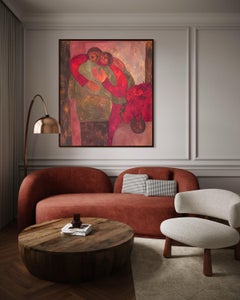 Intimité. Robe rouge