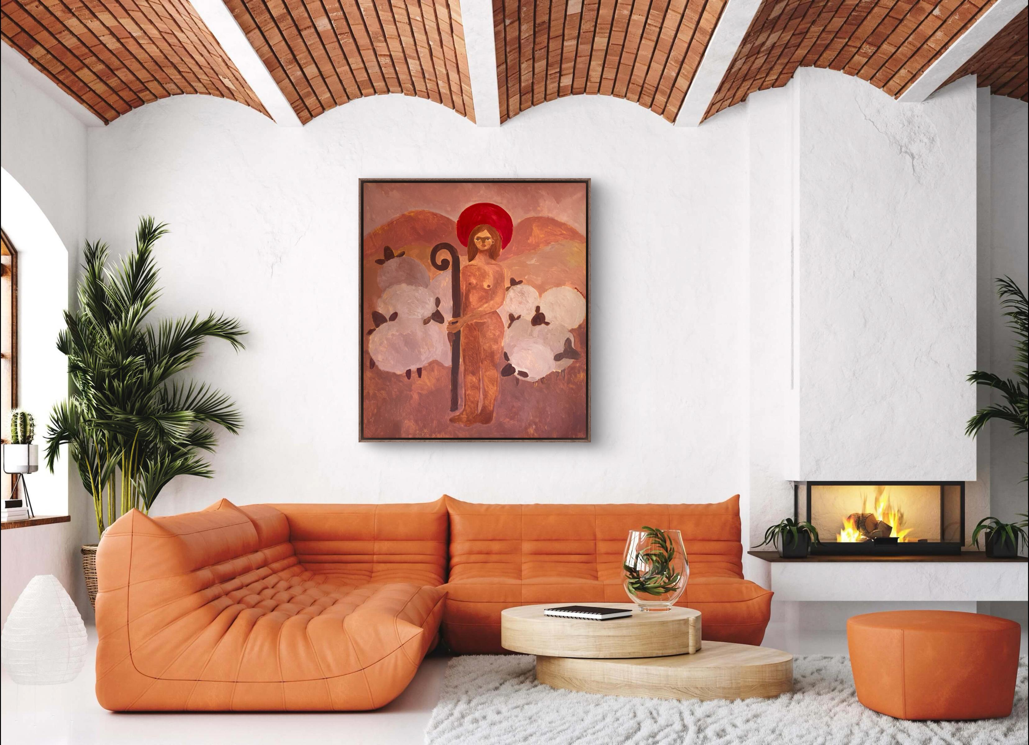 Lord is my shepherd - Painting by Dasha Pogodina