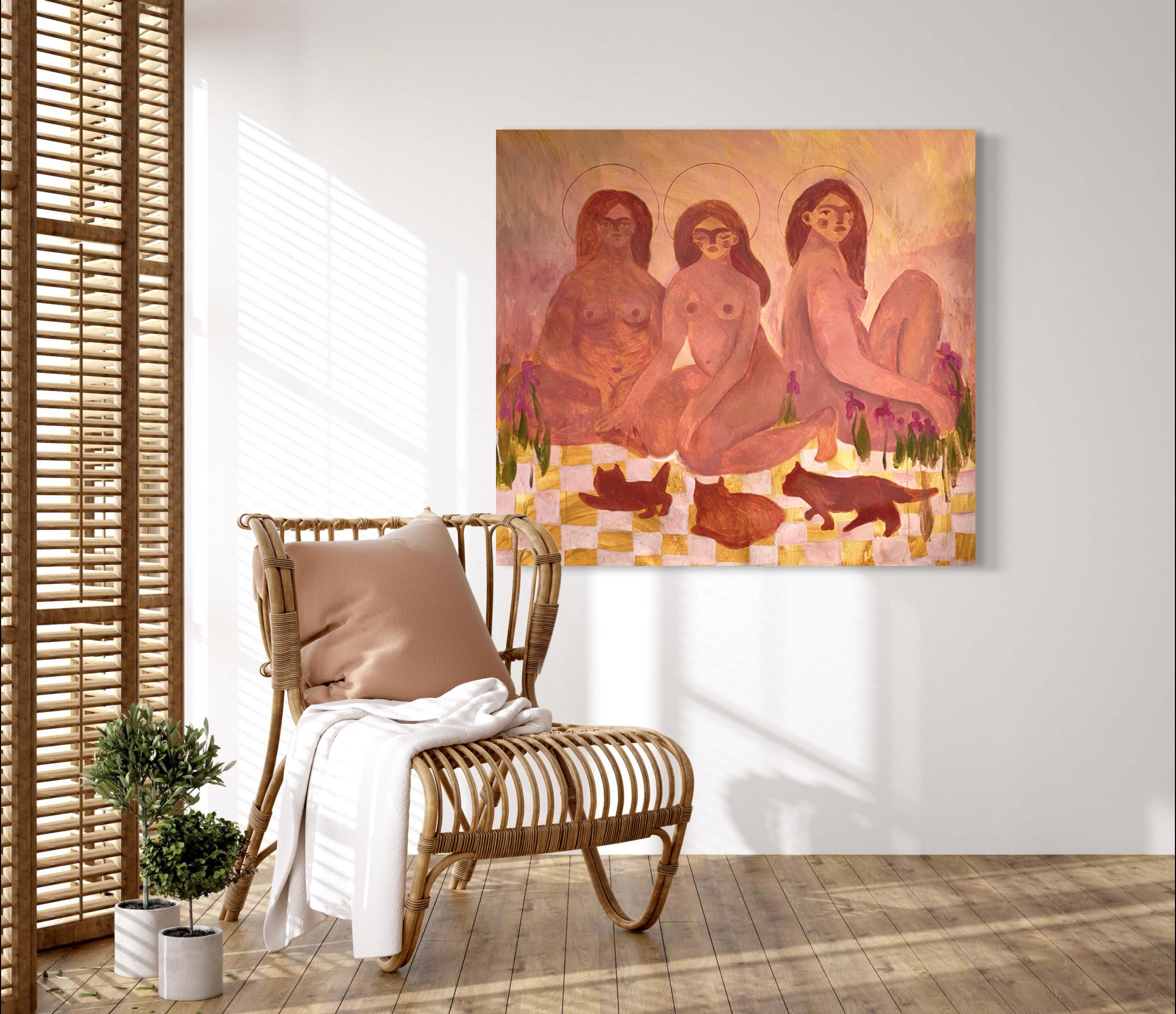 This painting will come to you stretched on a wooden stretcher and completely ready to be placed in the interior.

ABOUT THE ARTWORK
