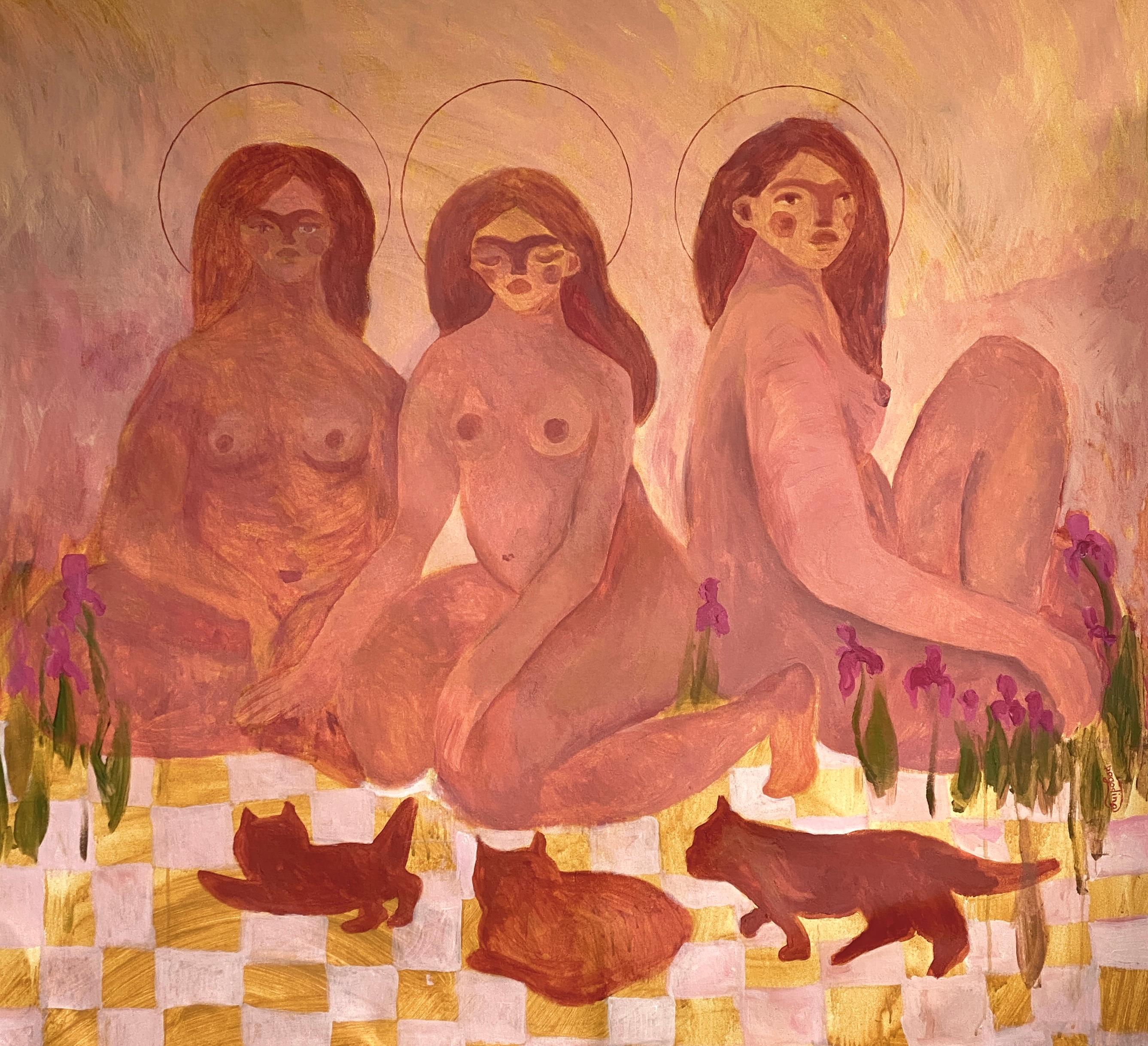 Dasha Pogodina Interior Painting - Maria’s childhood
