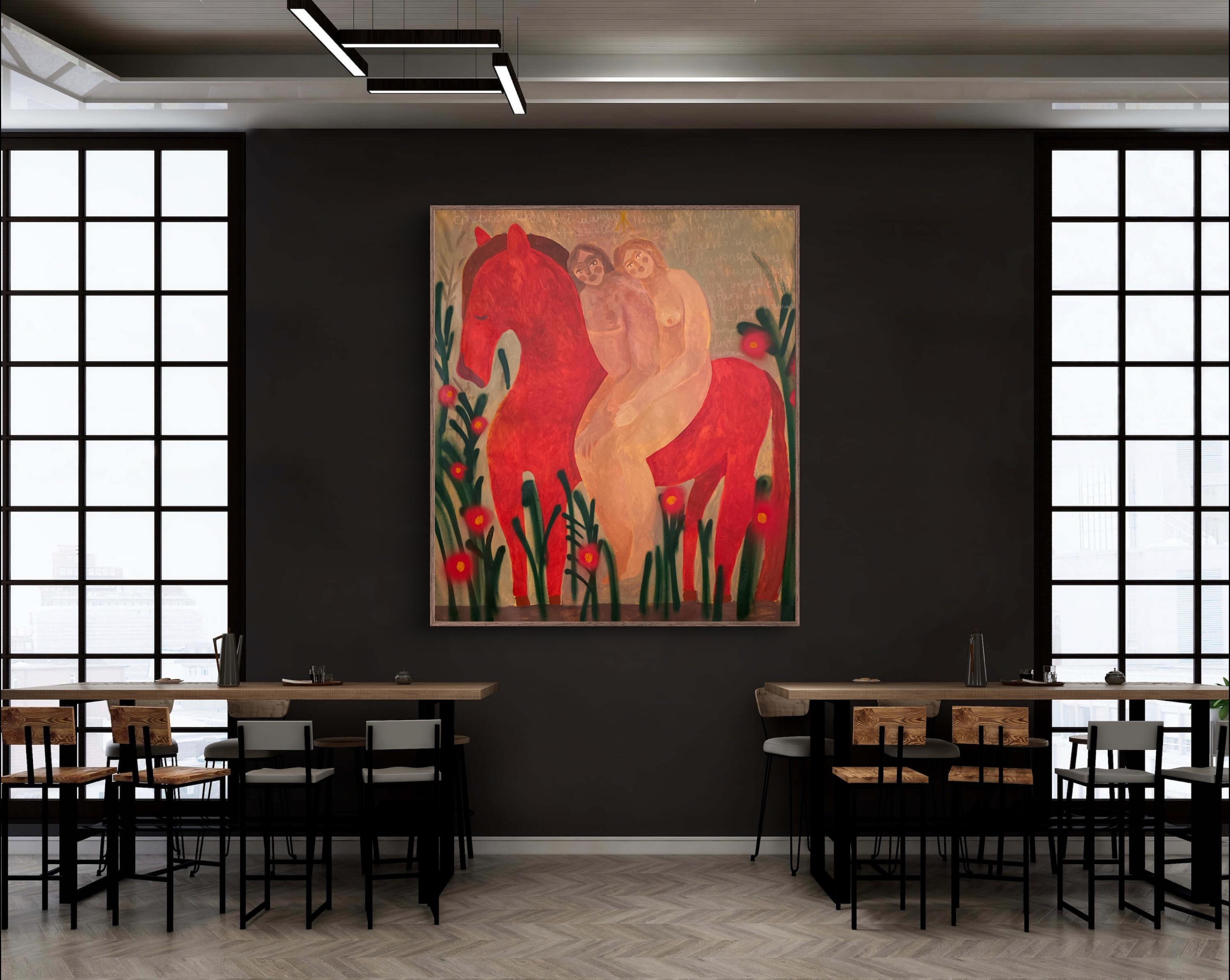 Men and women are just people - Painting by Dasha Pogodina