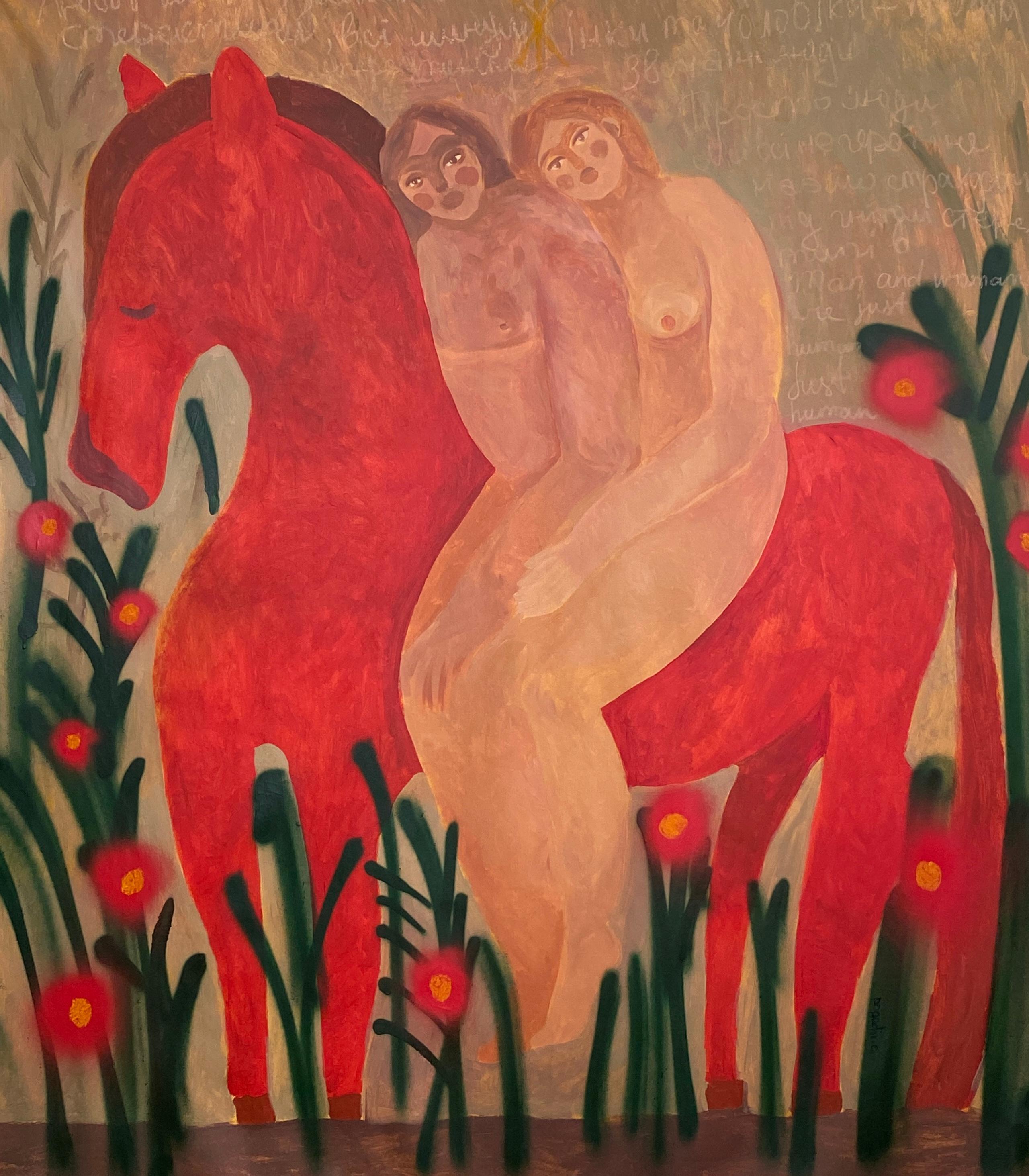 Dasha Pogodina Interior Painting - Men and women are just people