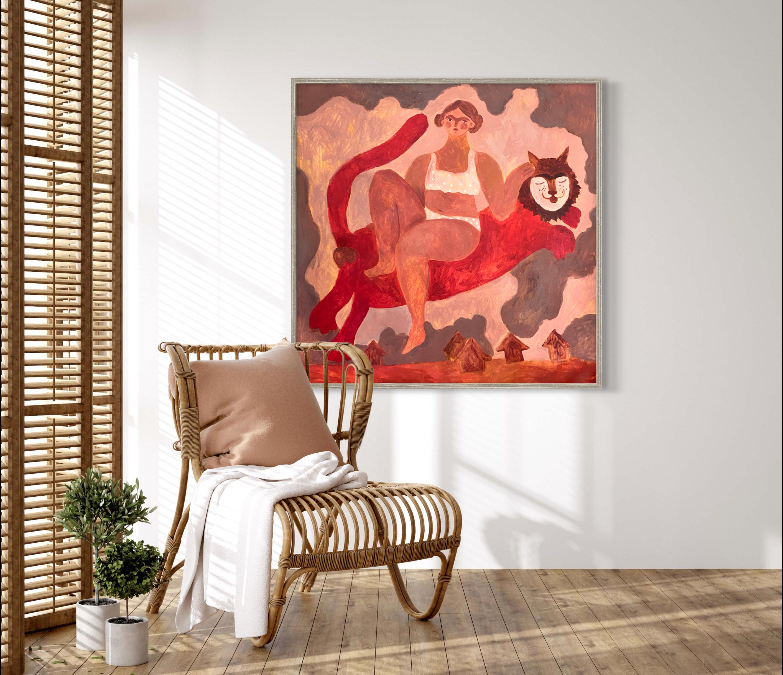 Questo quadro ti arriverà teso su una barella di legno e completamente pronto per essere collocato all'interno.

SULLE OPERE D'ARTE
