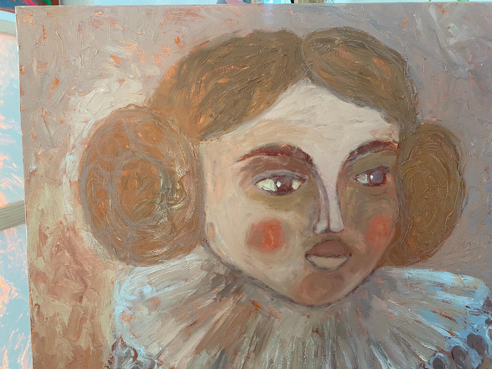 MY DEAR PRINCESS - Impressionist Painting by Dasha Pogodina