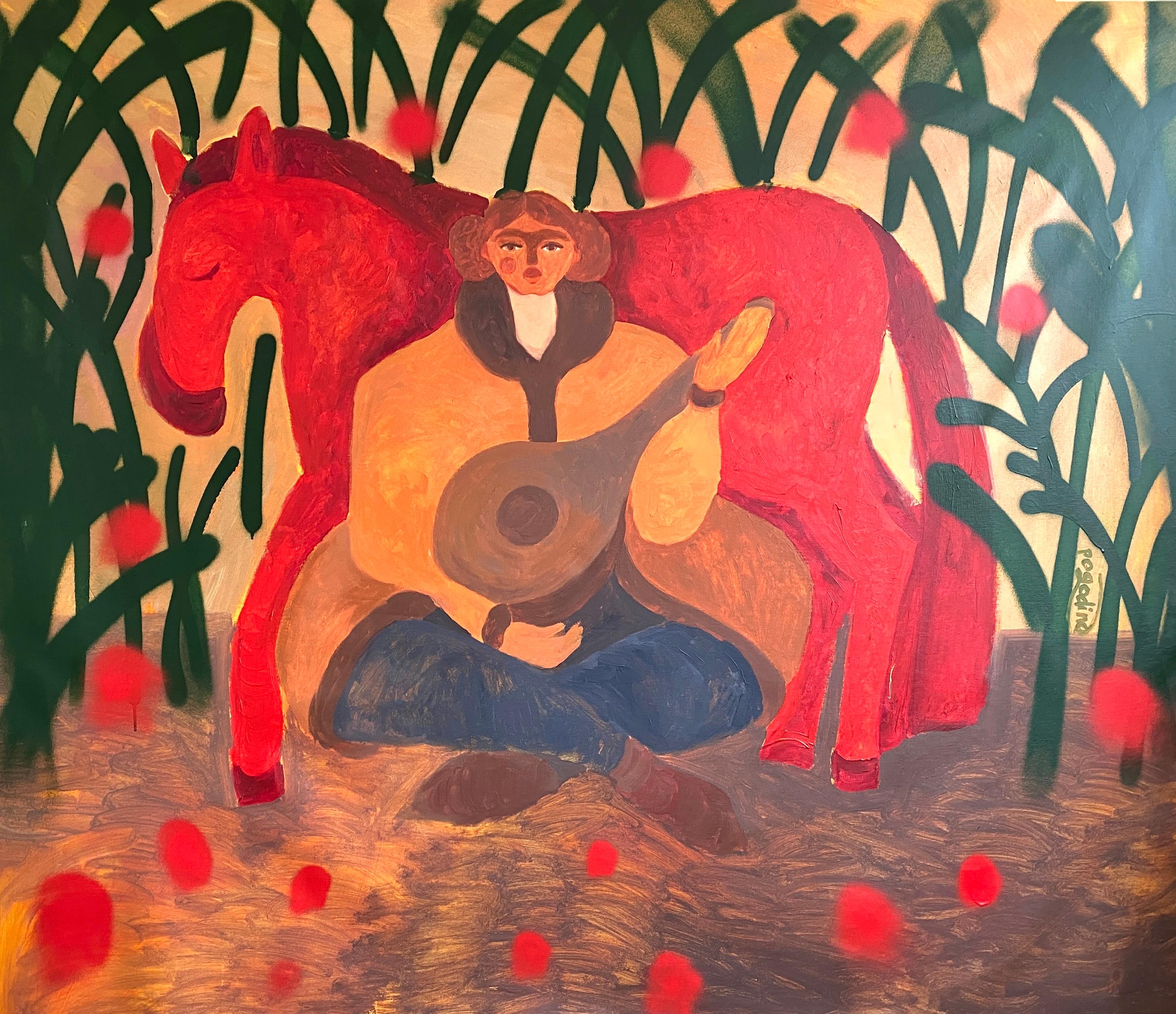 Interior Painting di Dasha Pogodina - La mia primavera suona anche in questa oscurità
