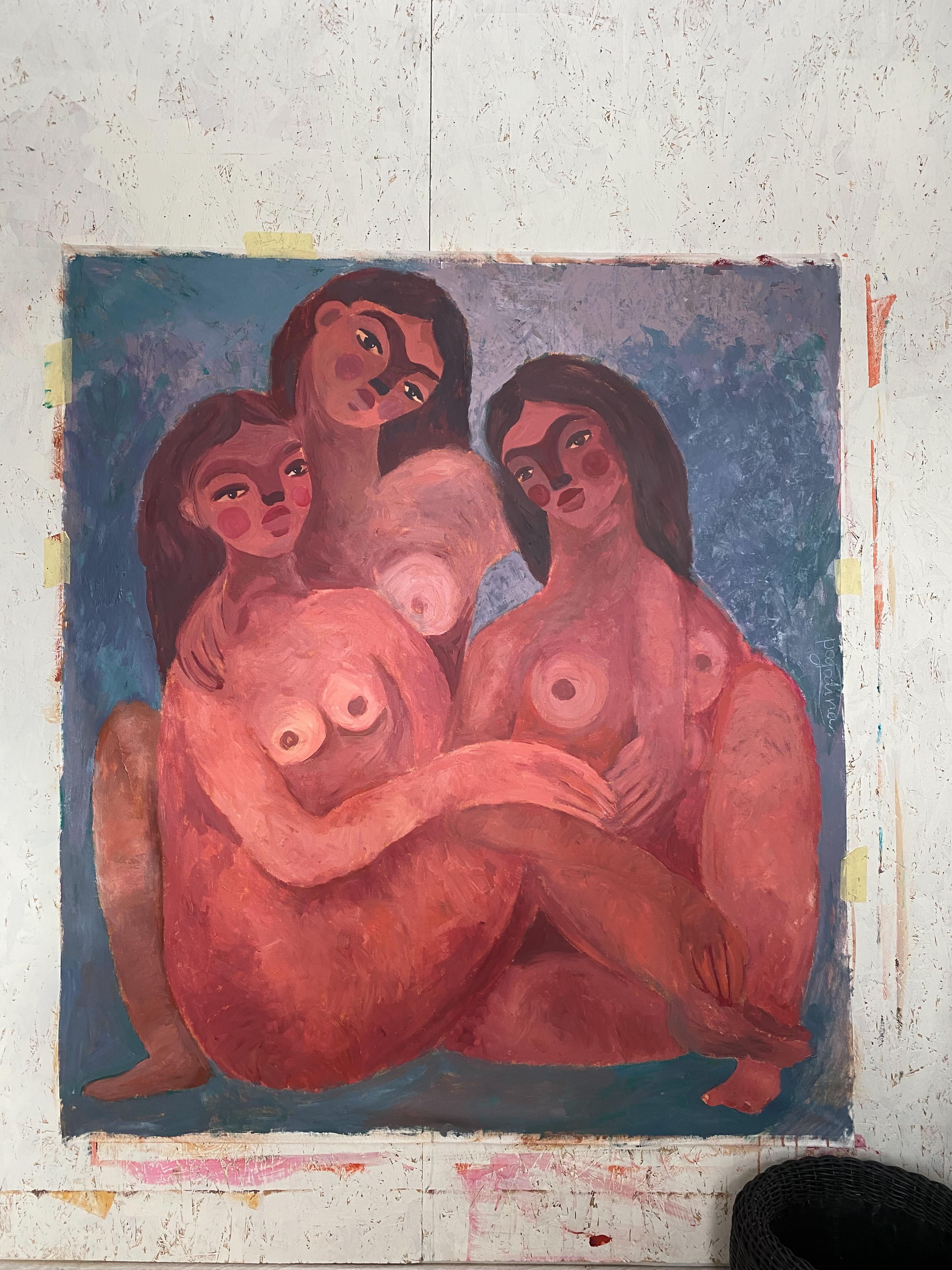 Nackte Aufrichtigkeit (Impressionismus), Painting, von Dasha Pogodina