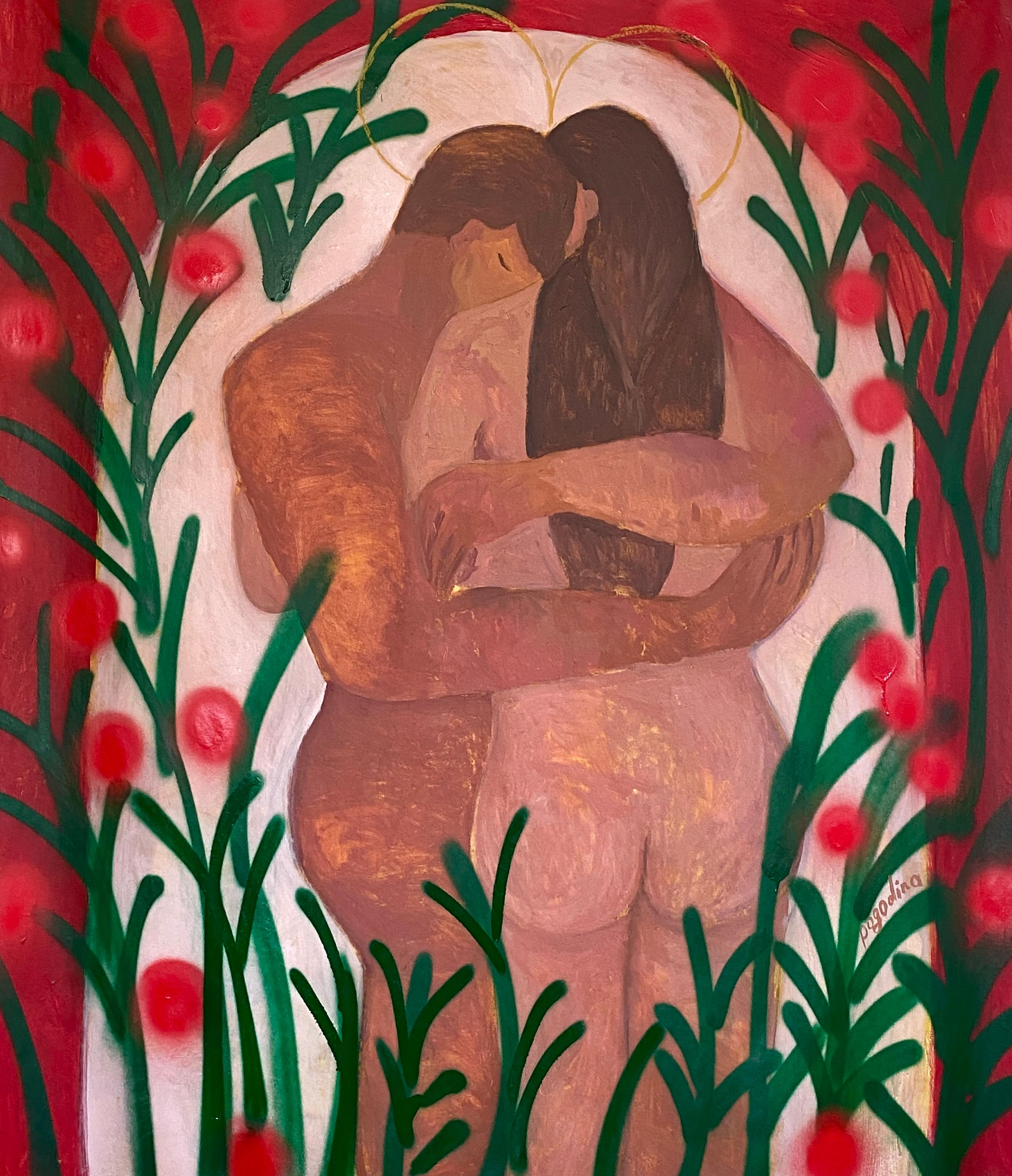 Figurative Painting de Dasha Pogodina - Renacimiento del amor