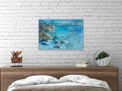 Seascape Landscape, Sea Painting - MONET CLIFF