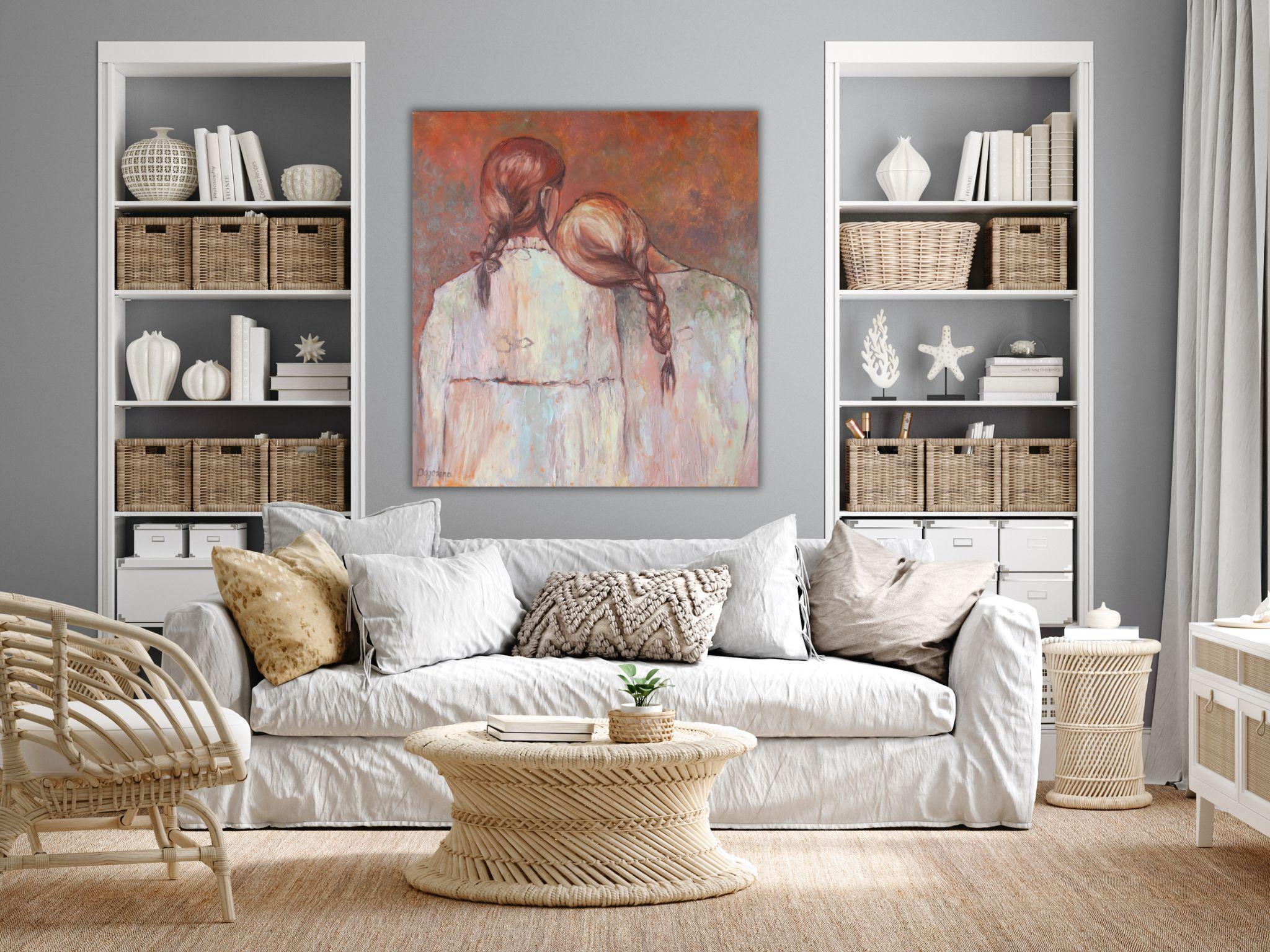 Silencio Amor - Painting Impresionista de Dasha Pogodina