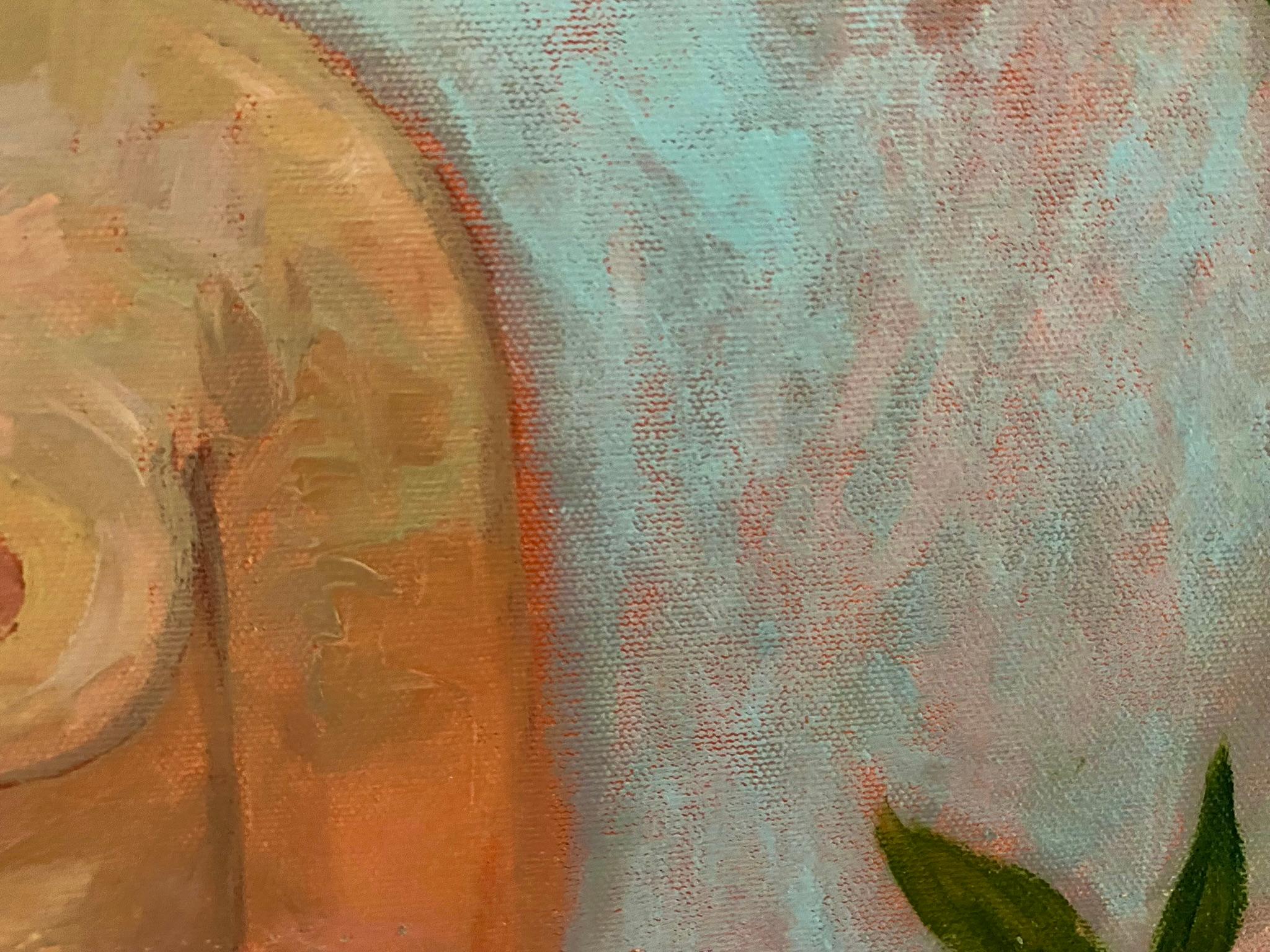 Sirens Art Modern Woman Nude, Bird Woman, canvas, oil  - Garden guards  6